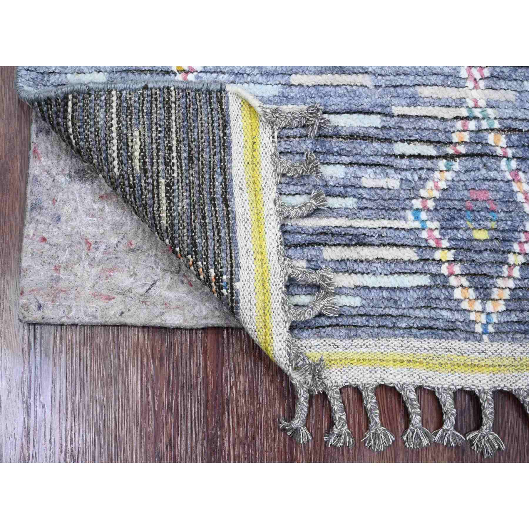 Tribal-Geometric-Hand-Knotted-Rug-101450
