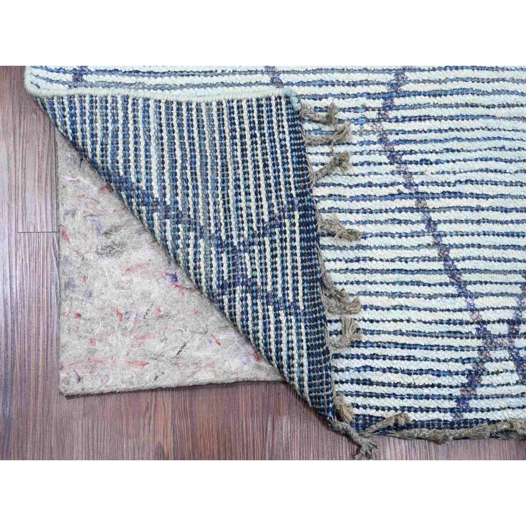 Tribal-Geometric-Hand-Knotted-Rug-101455