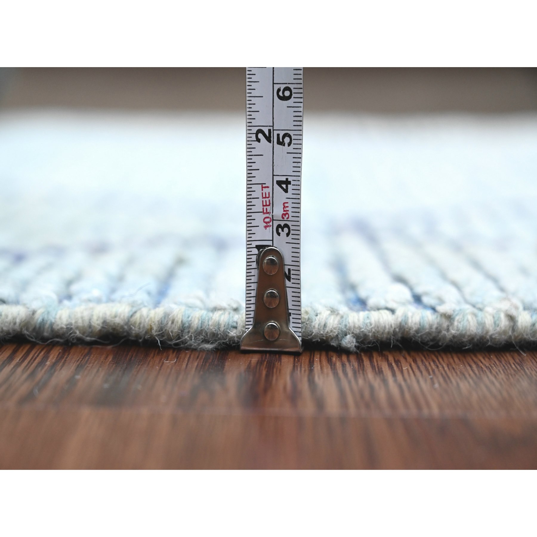 Tribal-Geometric-Hand-Knotted-Rug-101455