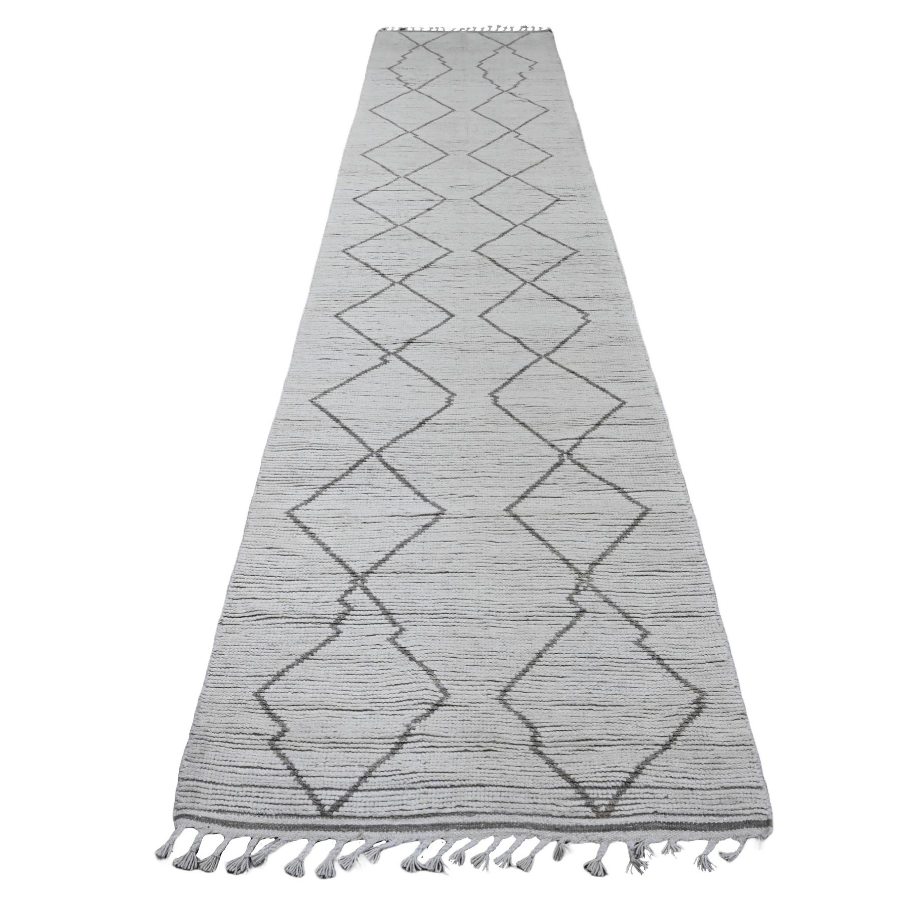 Tribal-Geometric-Hand-Knotted-Rug-101460