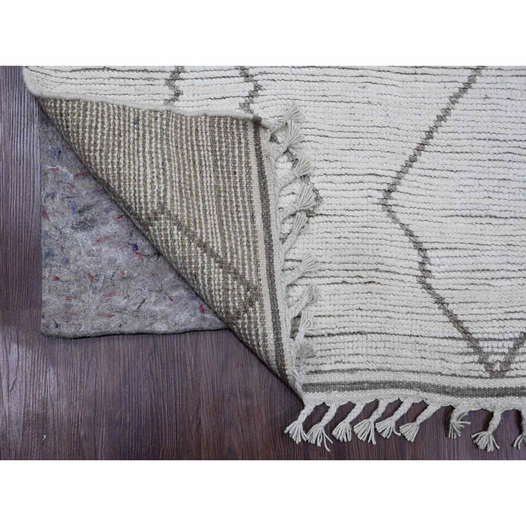 Tribal-Geometric-Hand-Knotted-Rug-101460