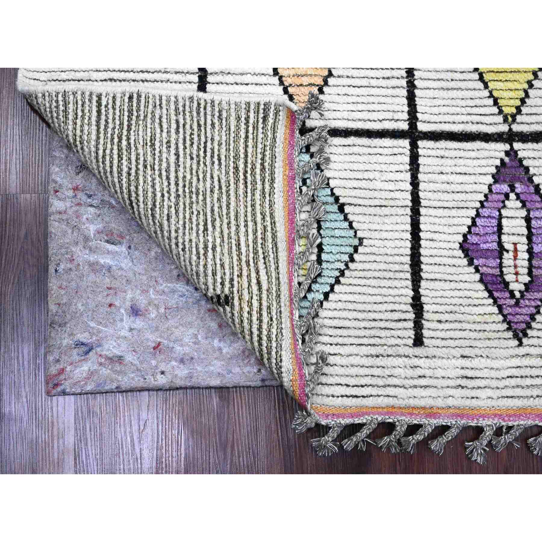 Tribal-Geometric-Hand-Knotted-Rug-101735