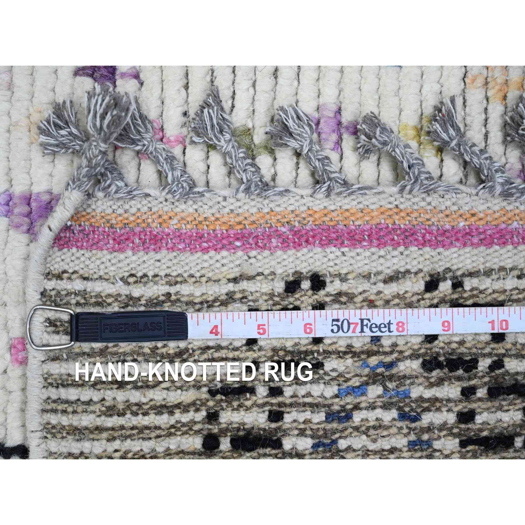 Tribal-Geometric-Hand-Knotted-Rug-101735