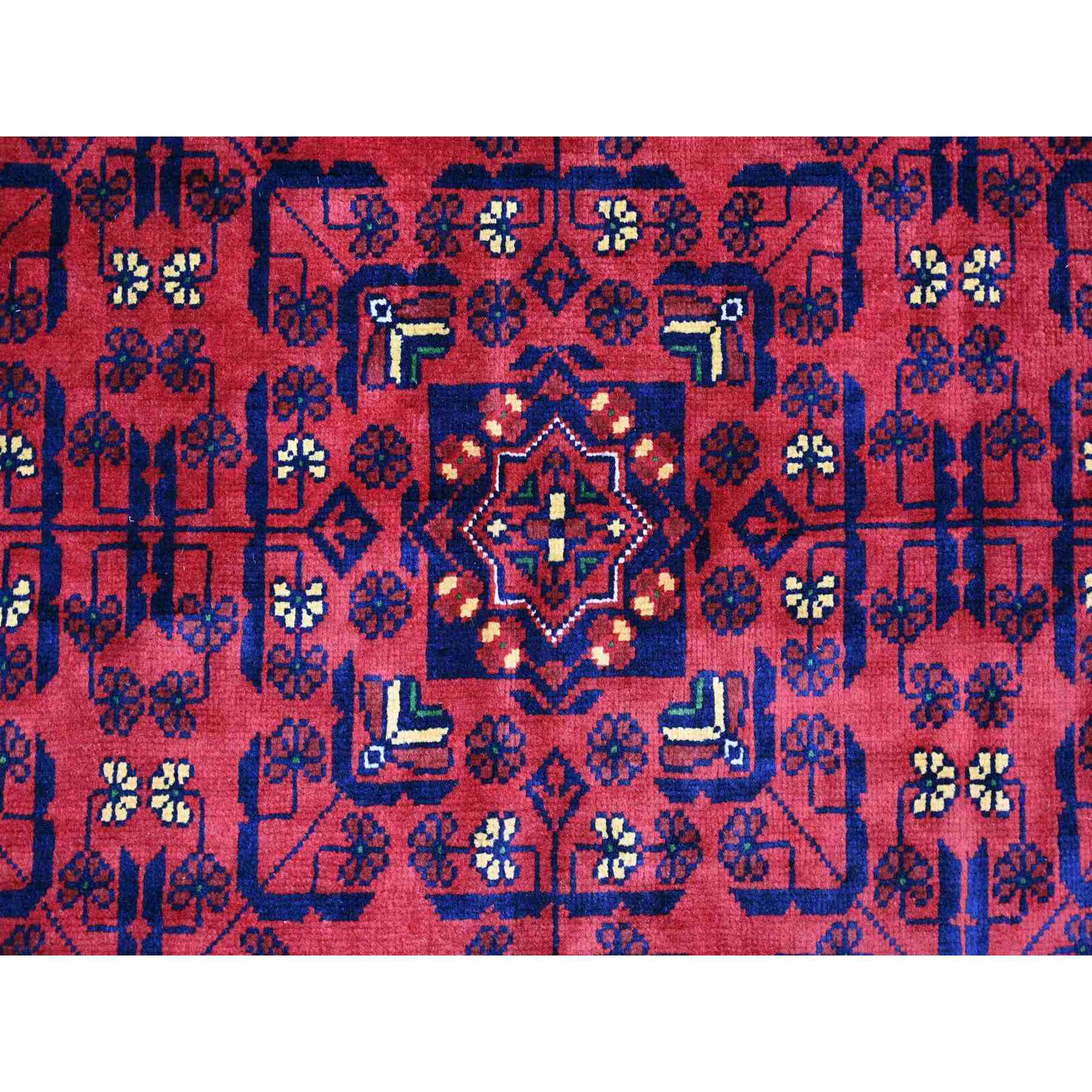 Tribal-Geometric-Hand-Knotted-Rug-101945