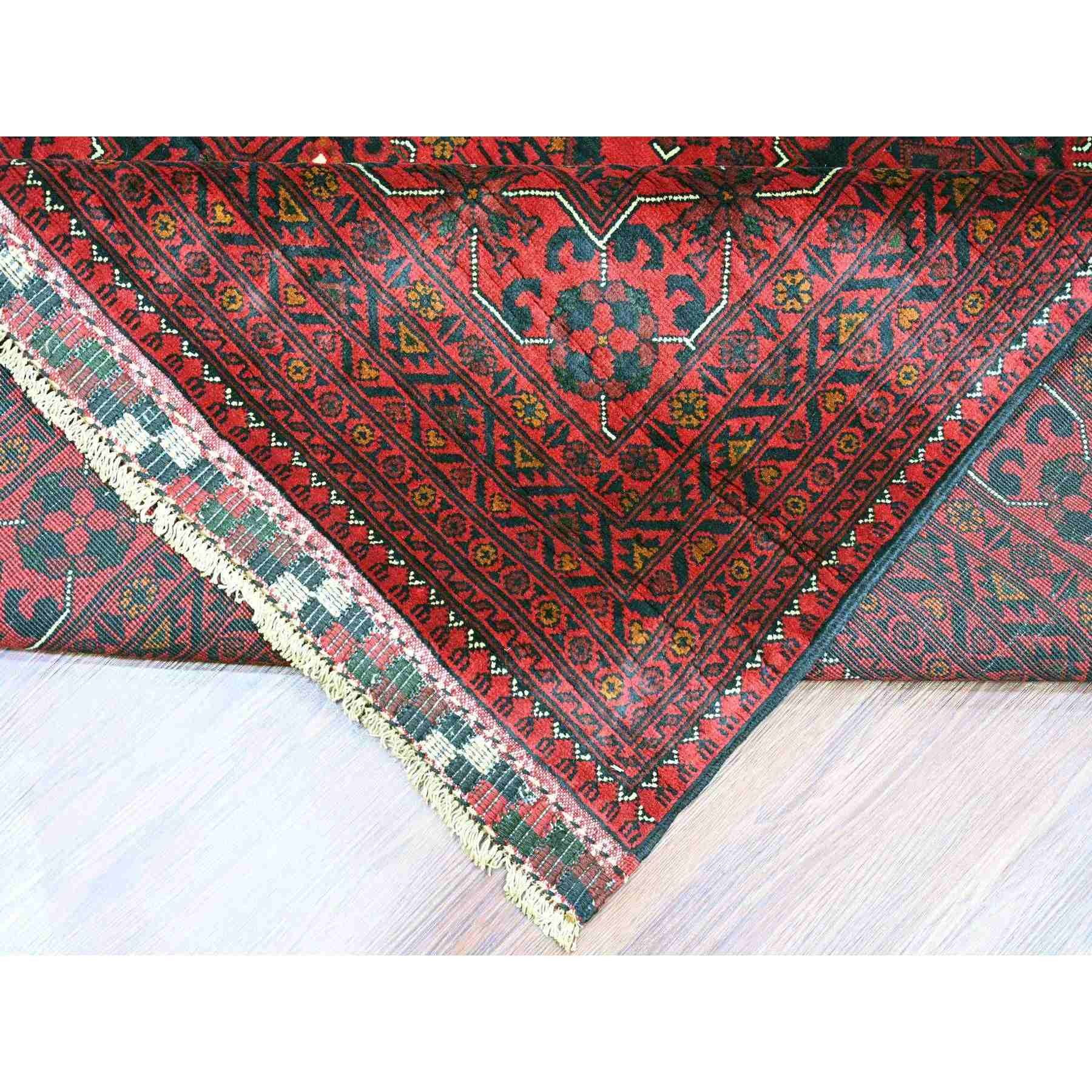 Tribal-Geometric-Hand-Knotted-Rug-101955