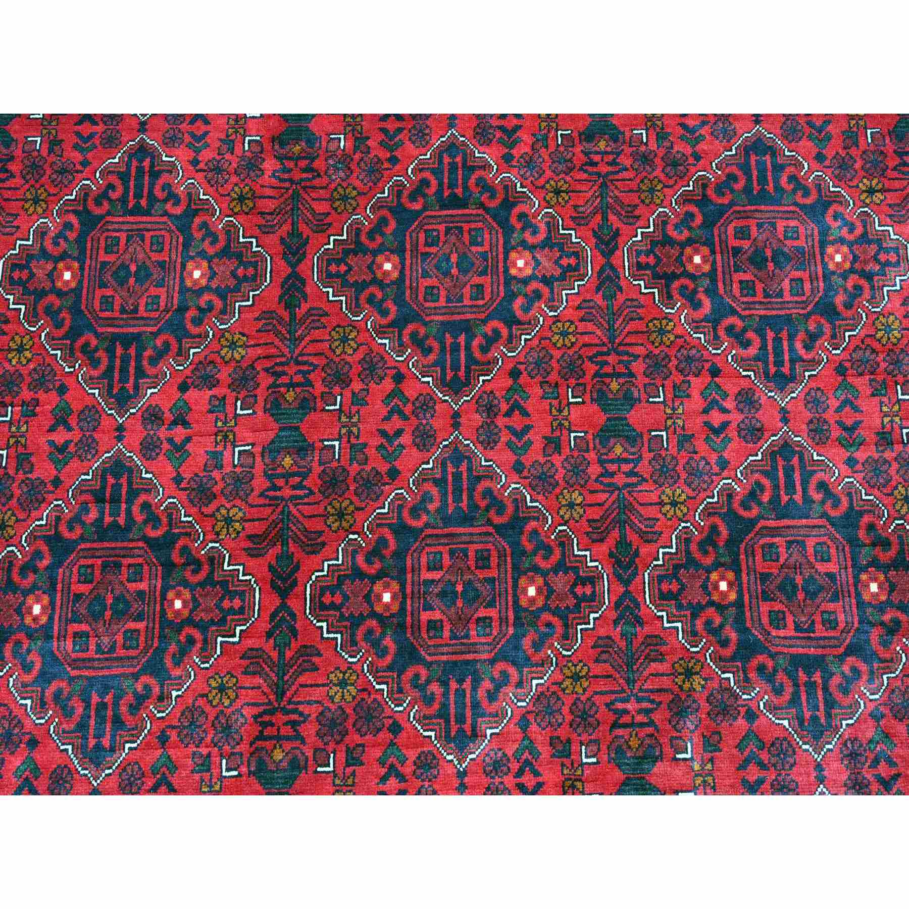 Tribal-Geometric-Hand-Knotted-Rug-101955