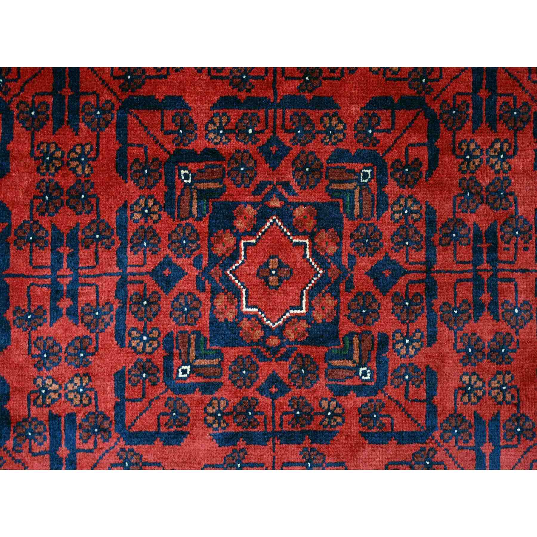 Tribal-Geometric-Hand-Knotted-Rug-101960