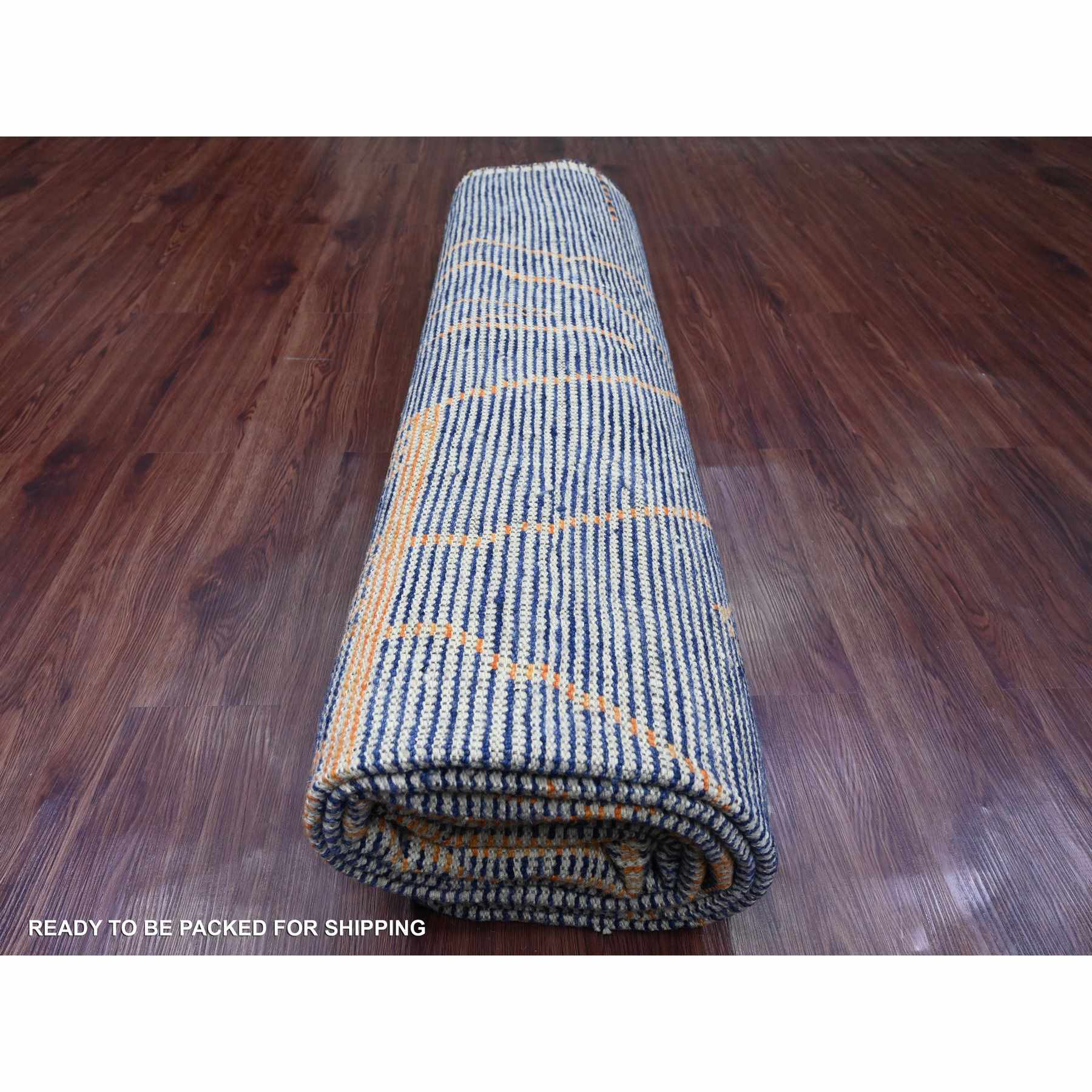 Tribal-Geometric-Hand-Knotted-Rug-102090