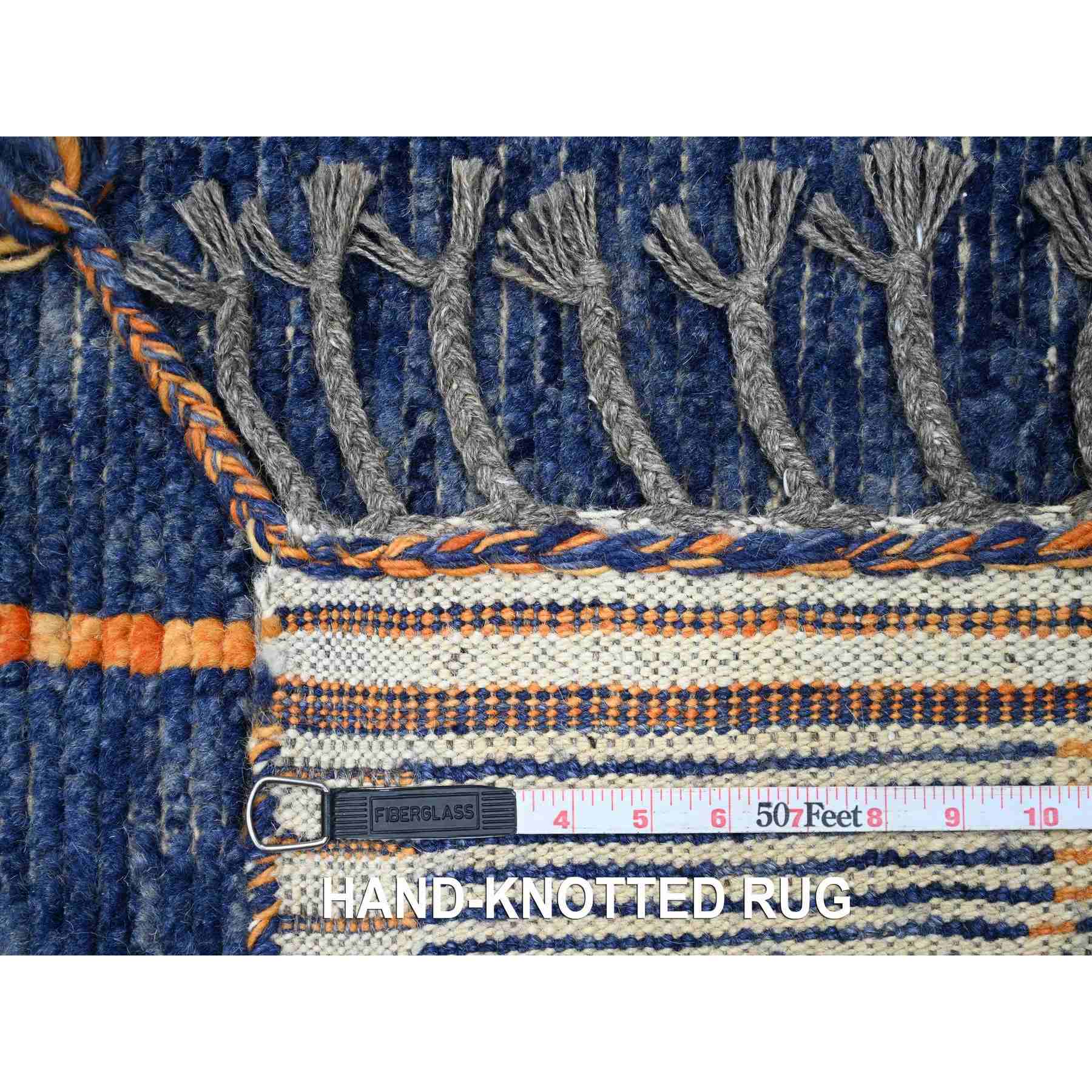 Tribal-Geometric-Hand-Knotted-Rug-102090