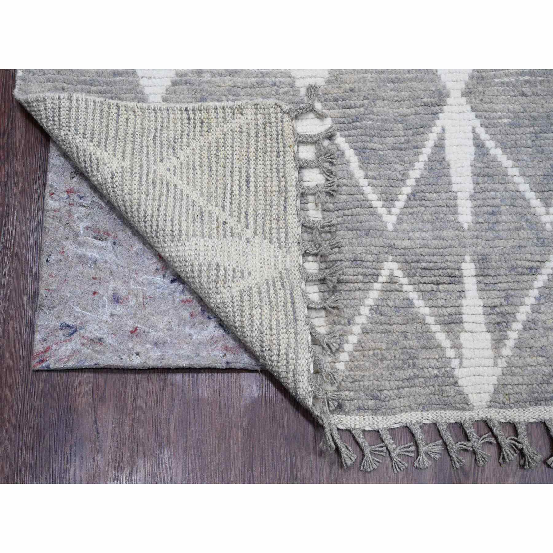 Tribal-Geometric-Hand-Knotted-Rug-102095