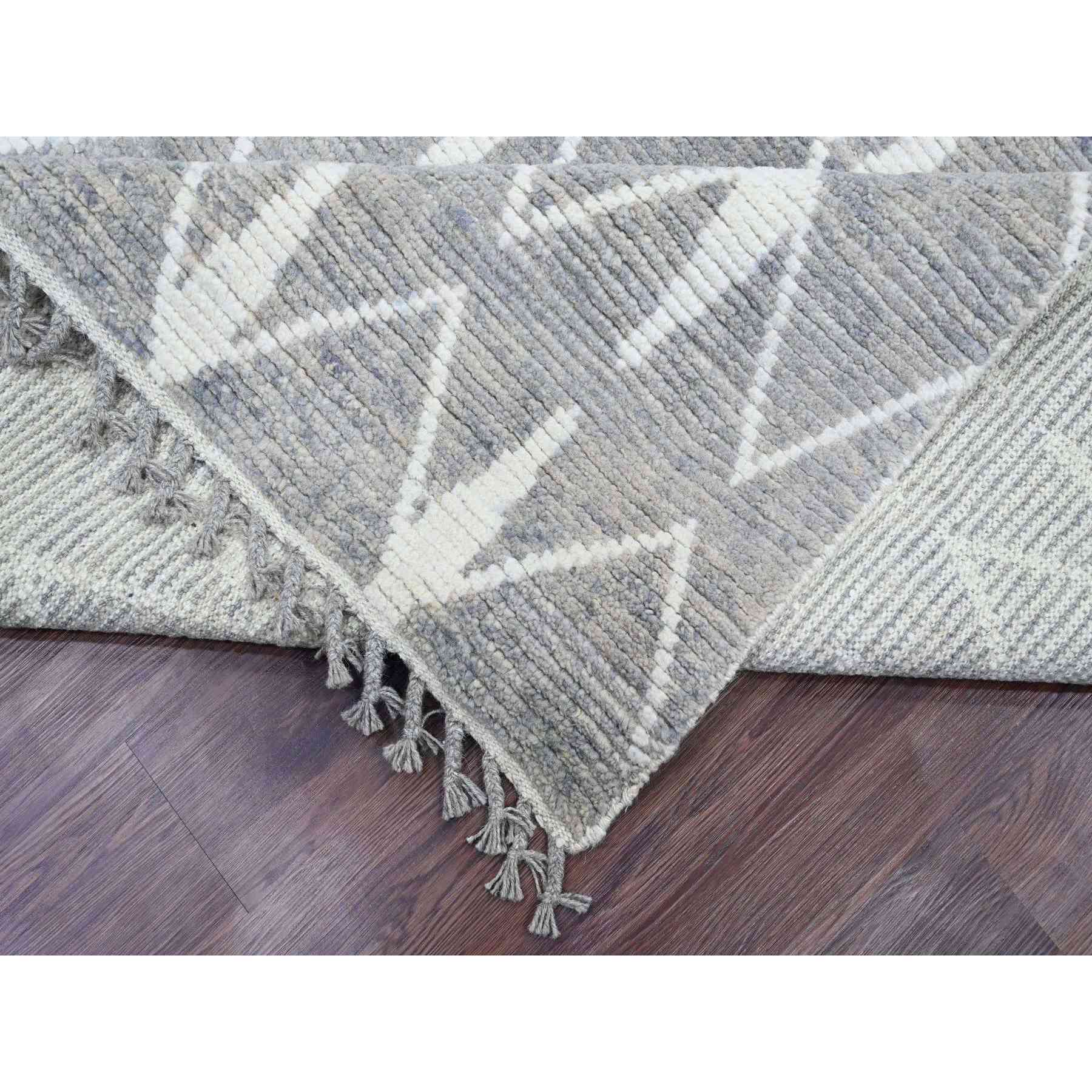 Tribal-Geometric-Hand-Knotted-Rug-102095