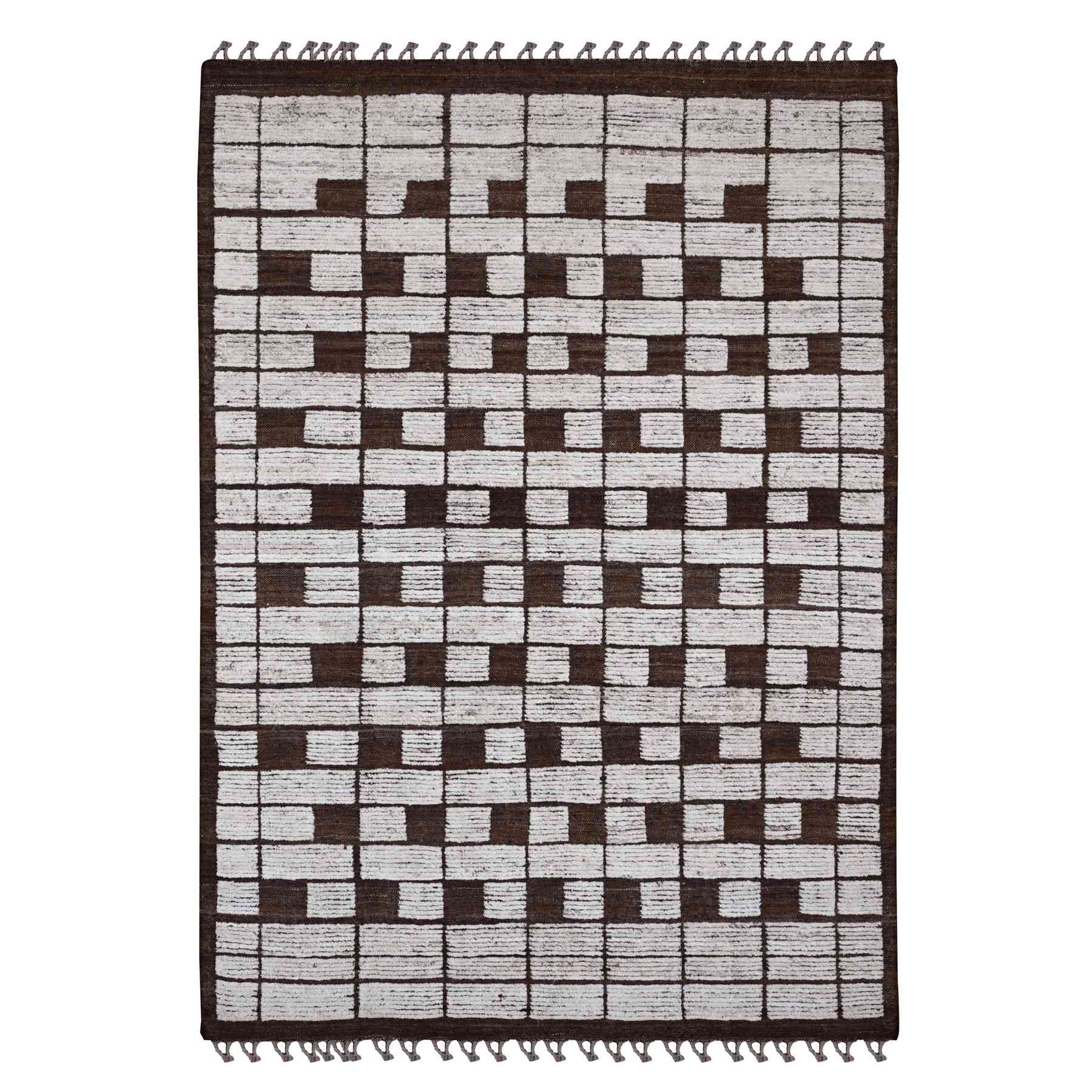 Tribal-Geometric-Hand-Knotted-Rug-102105