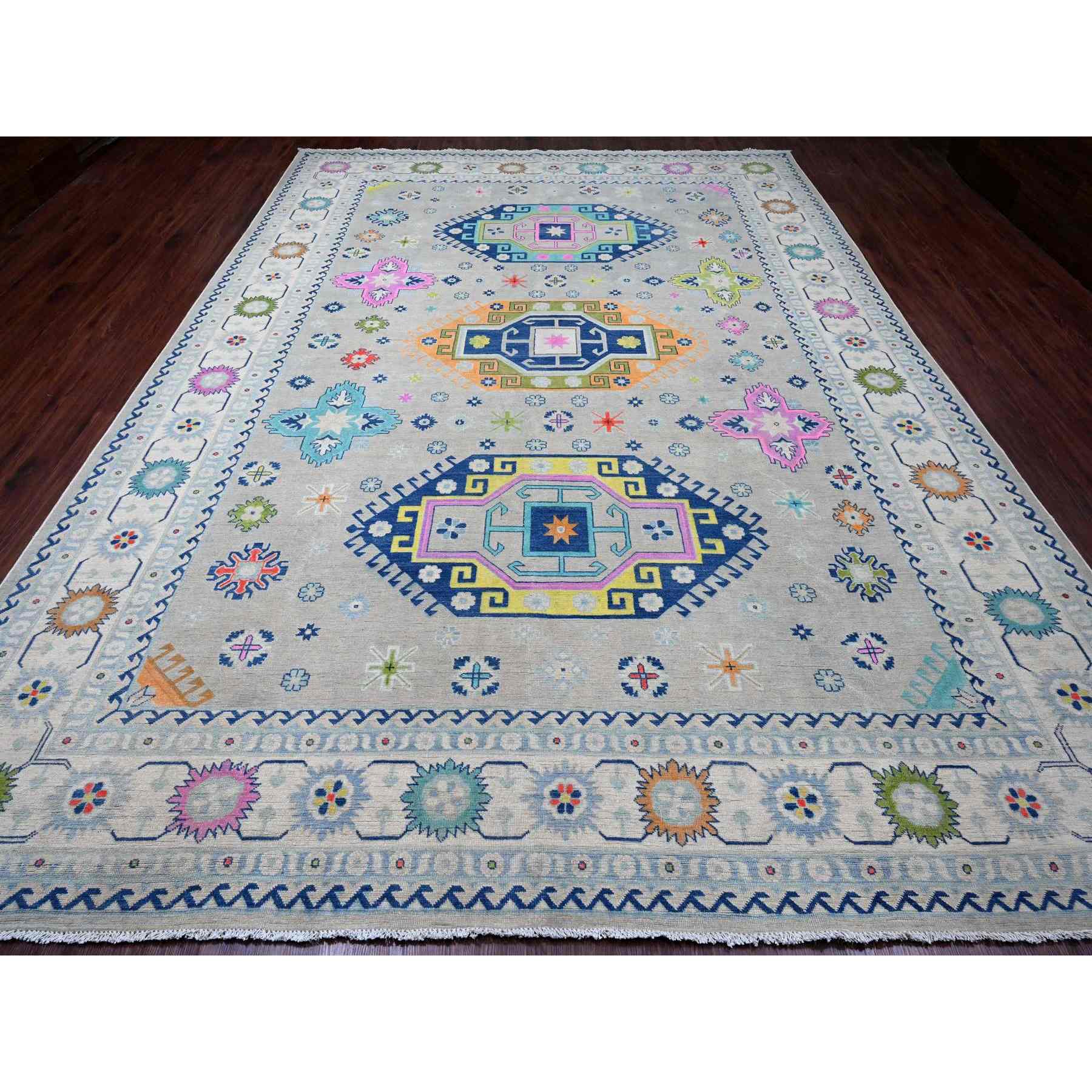 Kazak-Hand-Knotted-Rug-104870