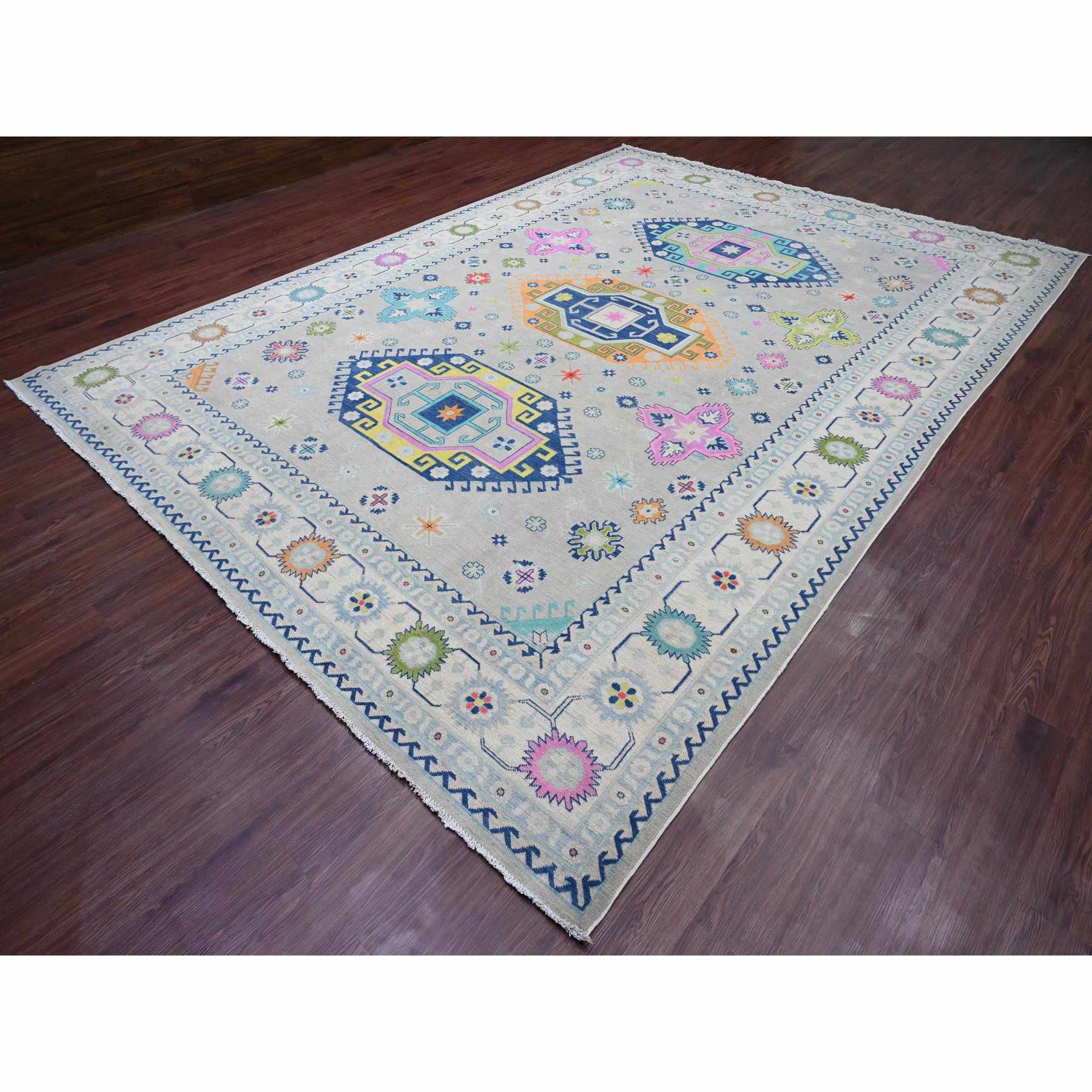 Kazak-Hand-Knotted-Rug-104870