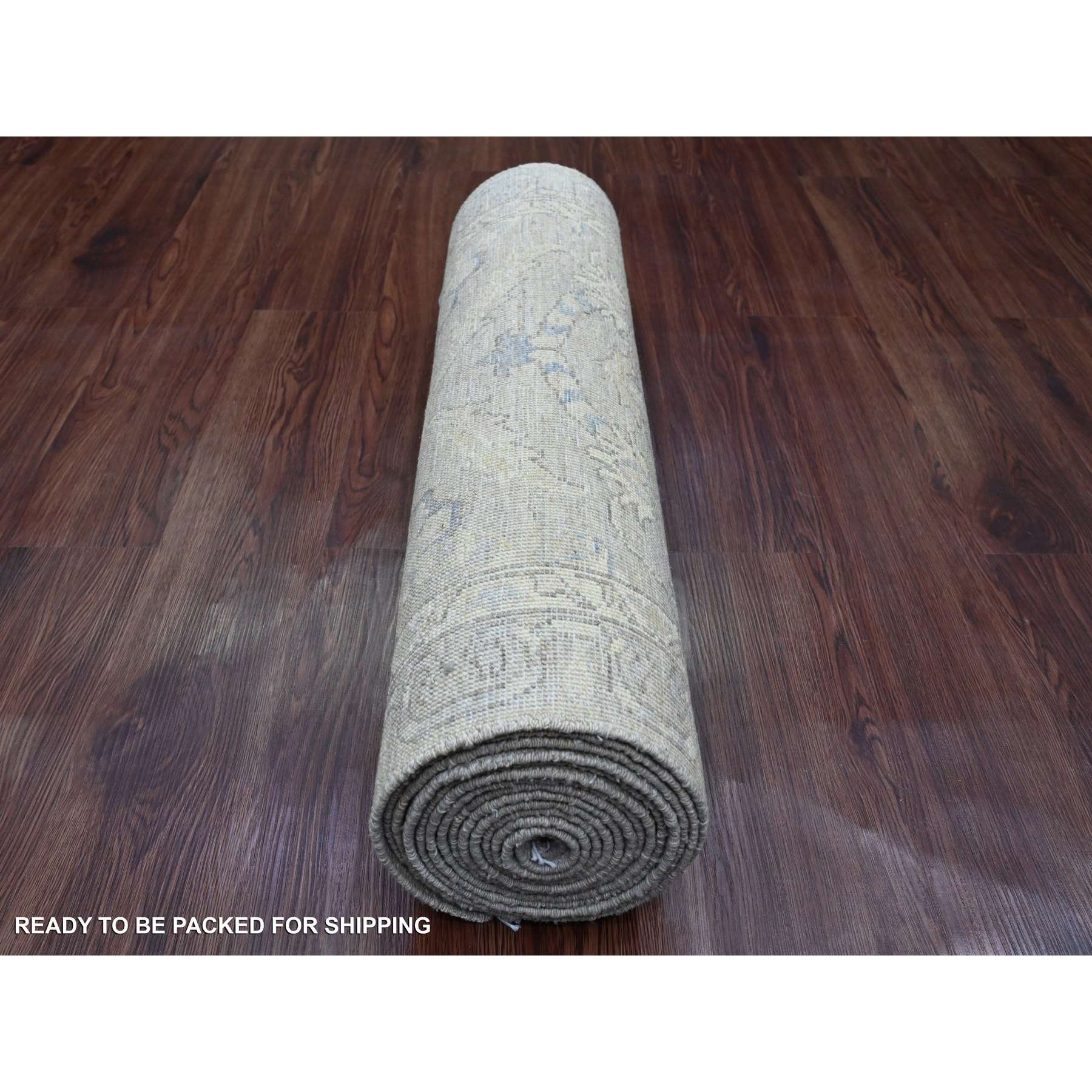 Oushak-And-Peshawar-Hand-Knotted-Rug-102535