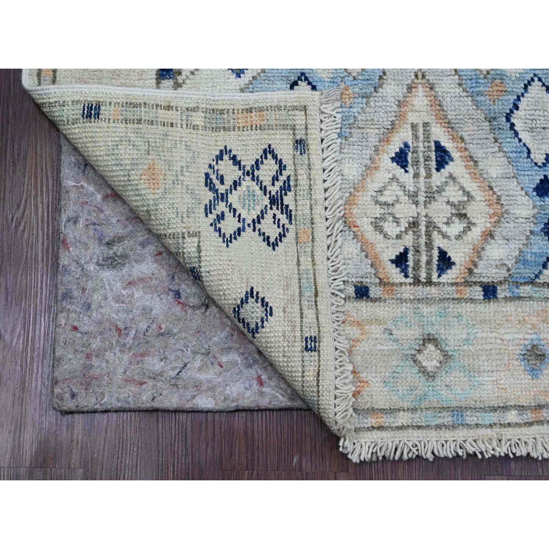 Oushak-And-Peshawar-Hand-Knotted-Rug-102650