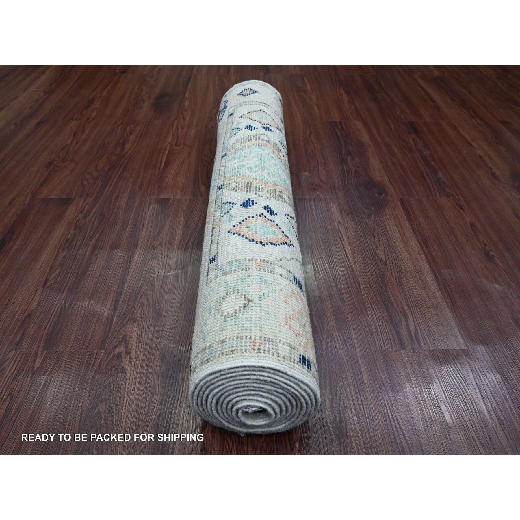 Oushak-And-Peshawar-Hand-Knotted-Rug-102650