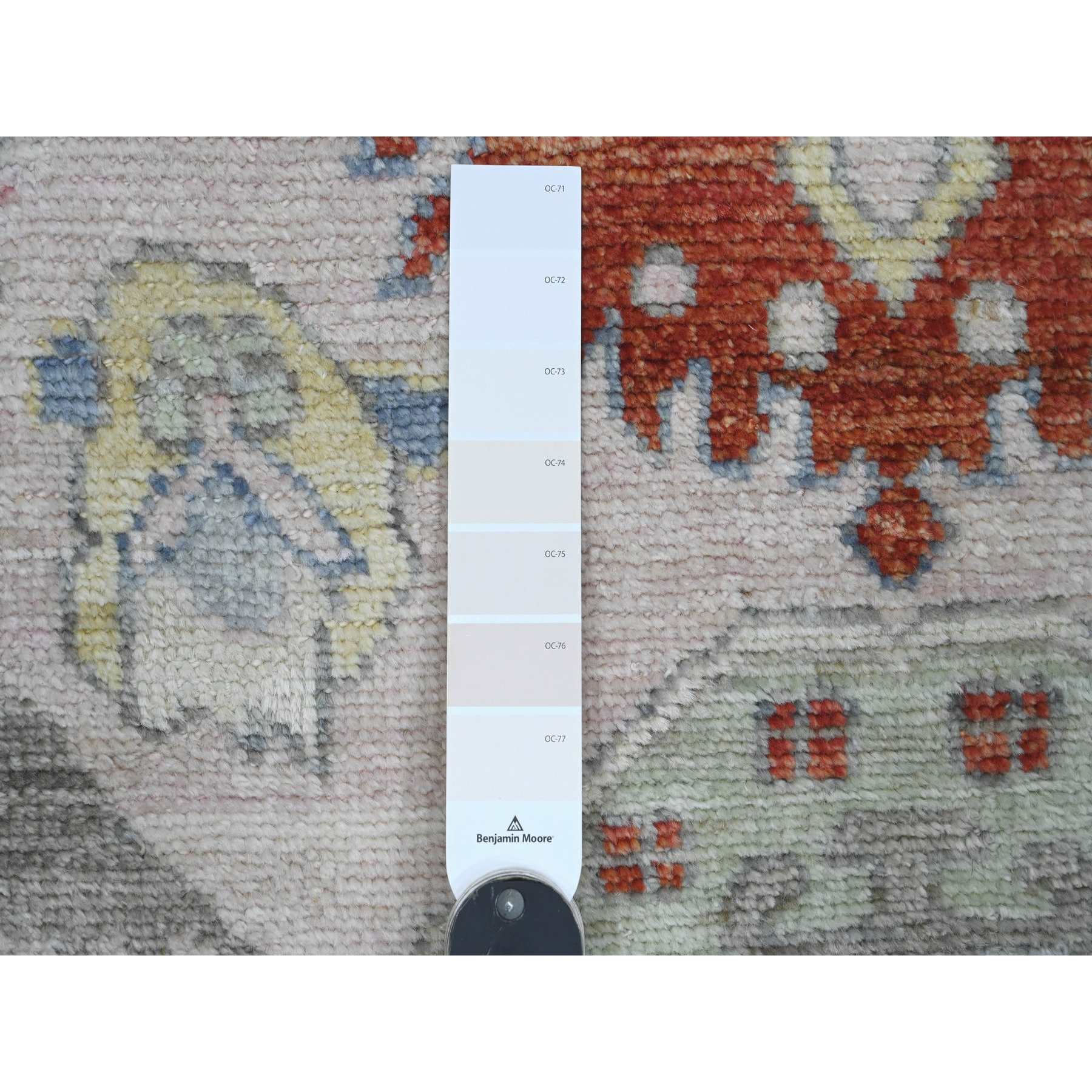 Oushak-And-Peshawar-Hand-Knotted-Rug-102670