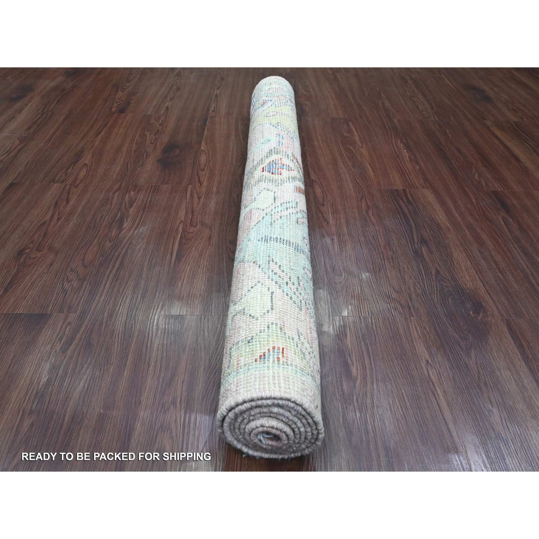 Oushak-And-Peshawar-Hand-Knotted-Rug-102670