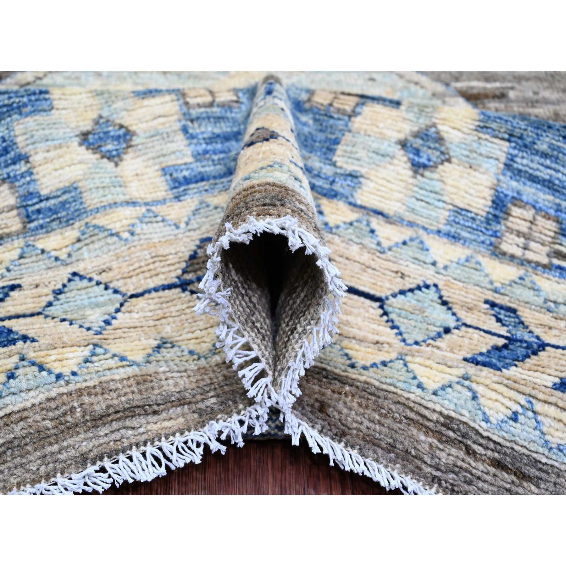 Oushak-And-Peshawar-Hand-Knotted-Rug-102690
