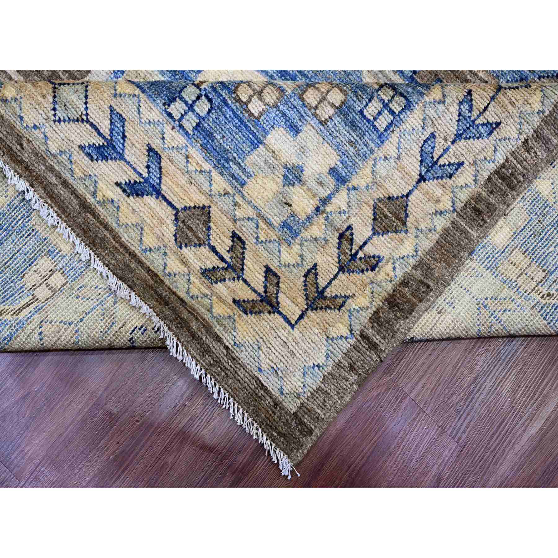 Oushak-And-Peshawar-Hand-Knotted-Rug-102690