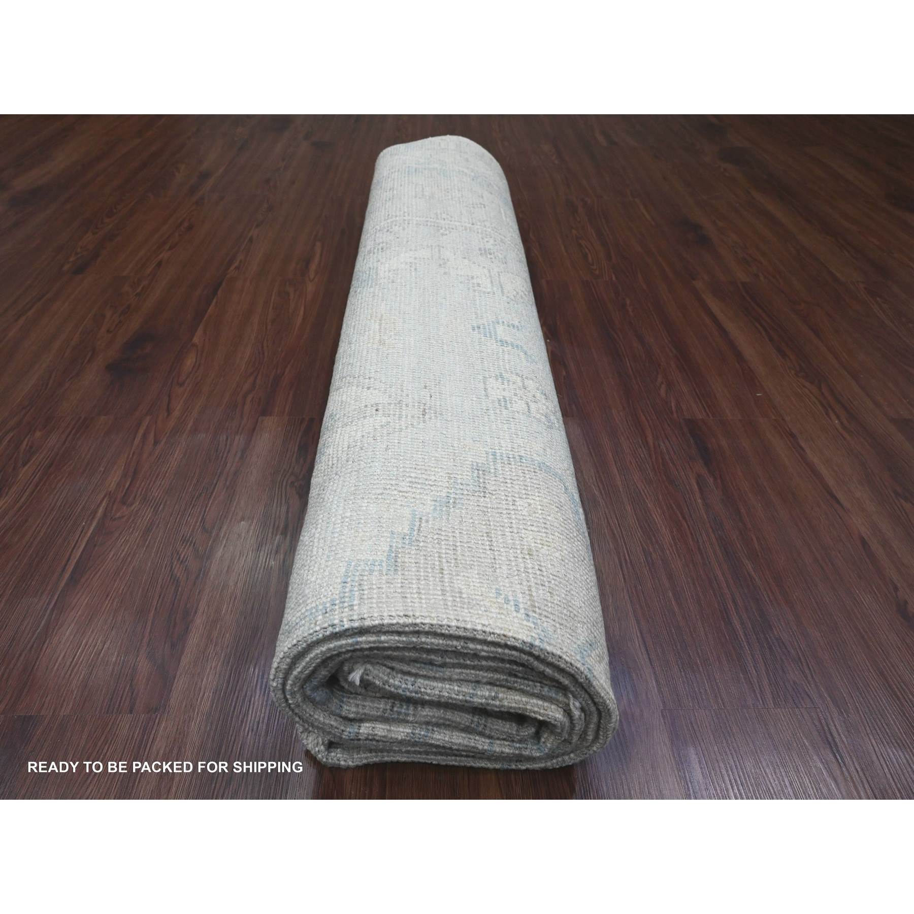 Oushak-And-Peshawar-Hand-Knotted-Rug-102695