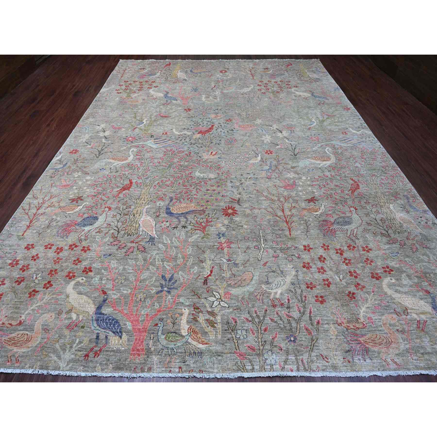 Oushak-And-Peshawar-Hand-Knotted-Rug-102795