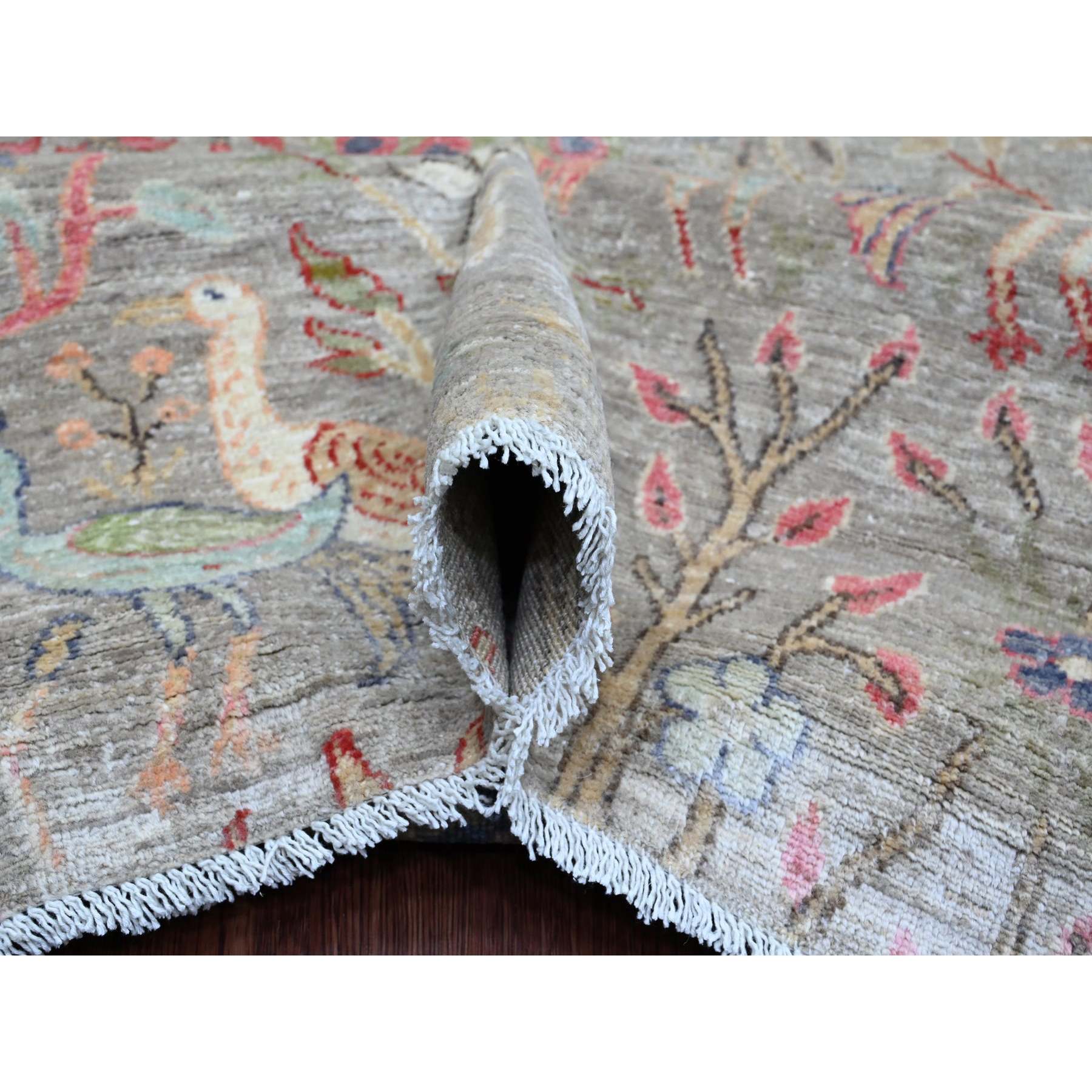 Oushak-And-Peshawar-Hand-Knotted-Rug-102795