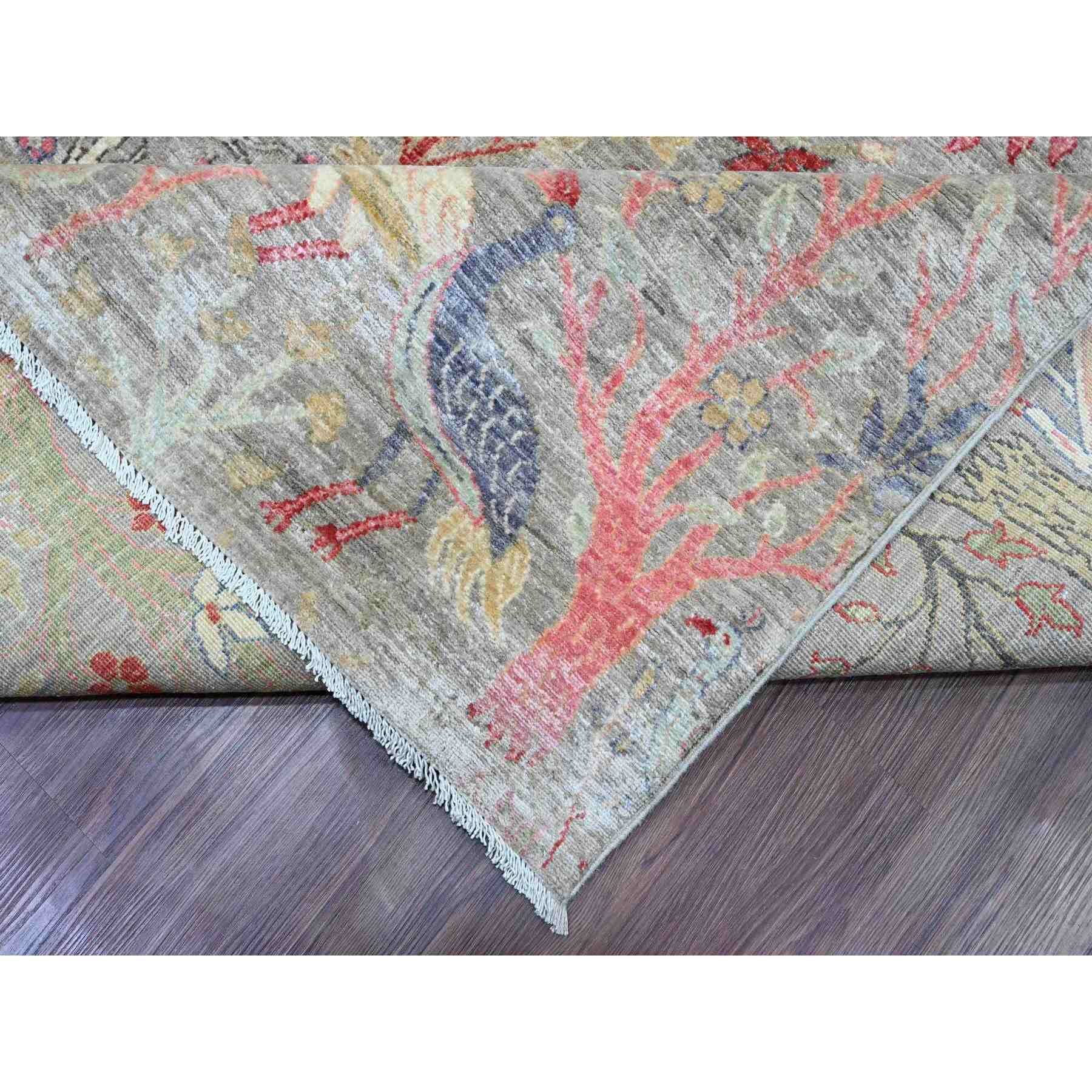 Oushak-And-Peshawar-Hand-Knotted-Rug-102795