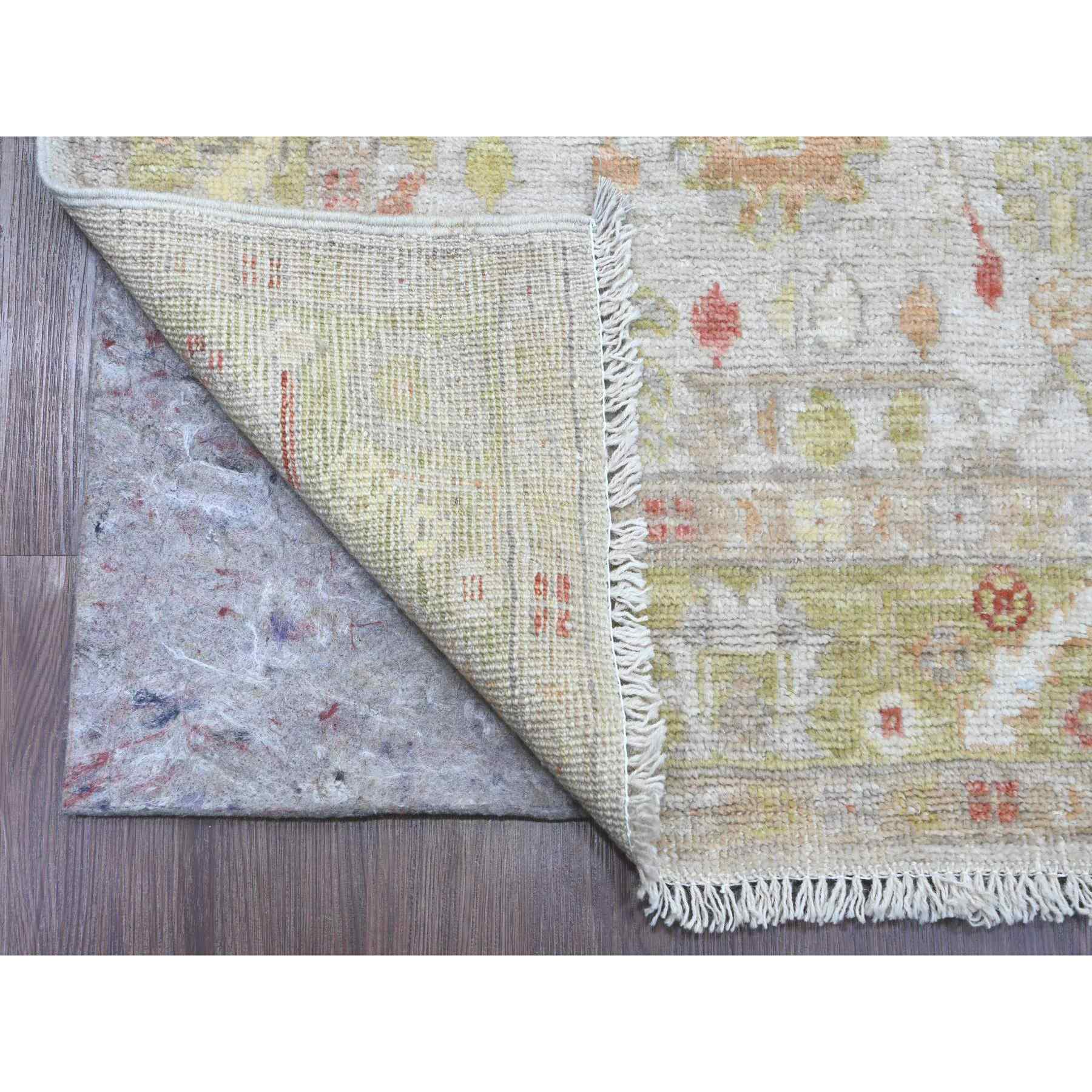 Oushak-And-Peshawar-Hand-Knotted-Rug-102855