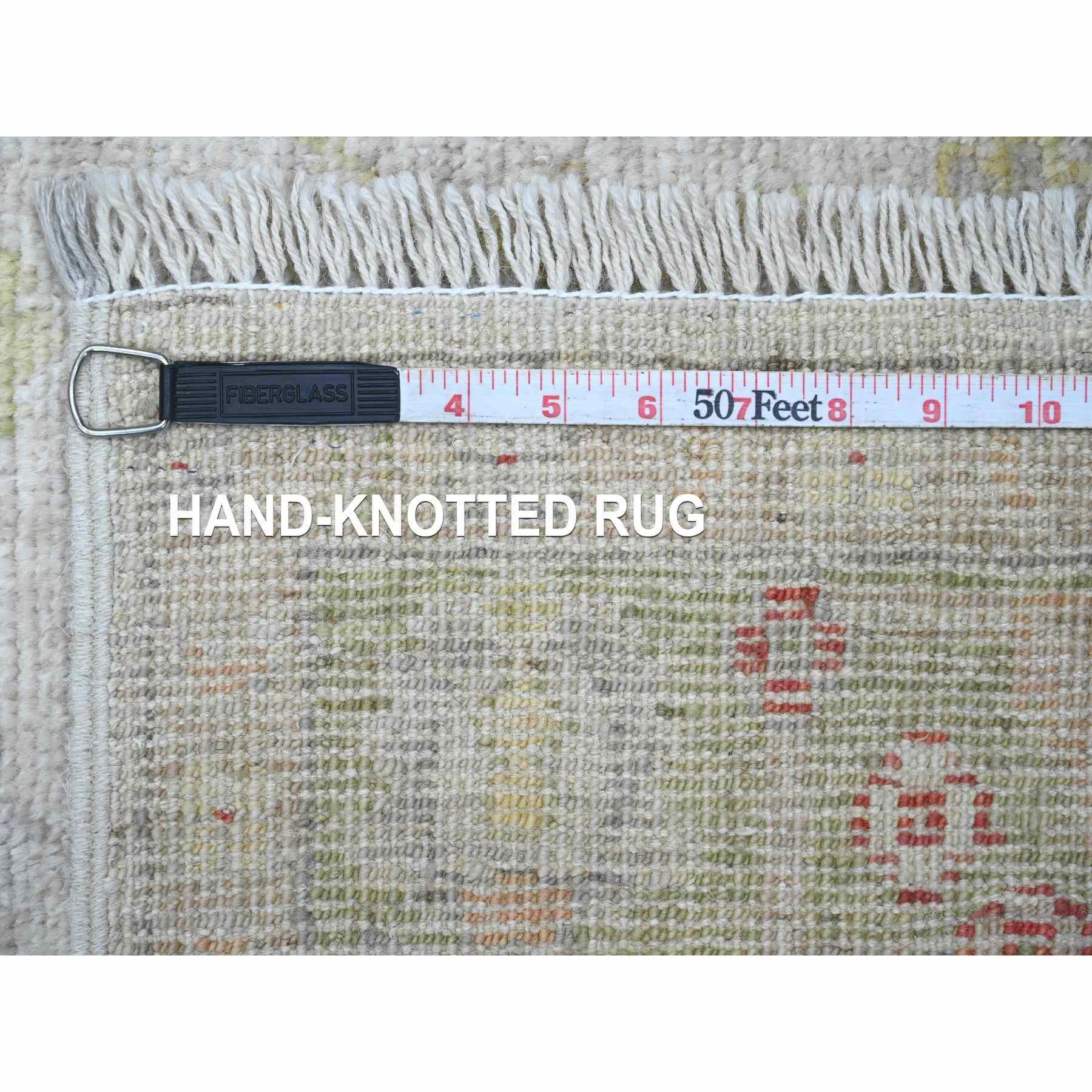 Oushak-And-Peshawar-Hand-Knotted-Rug-102855