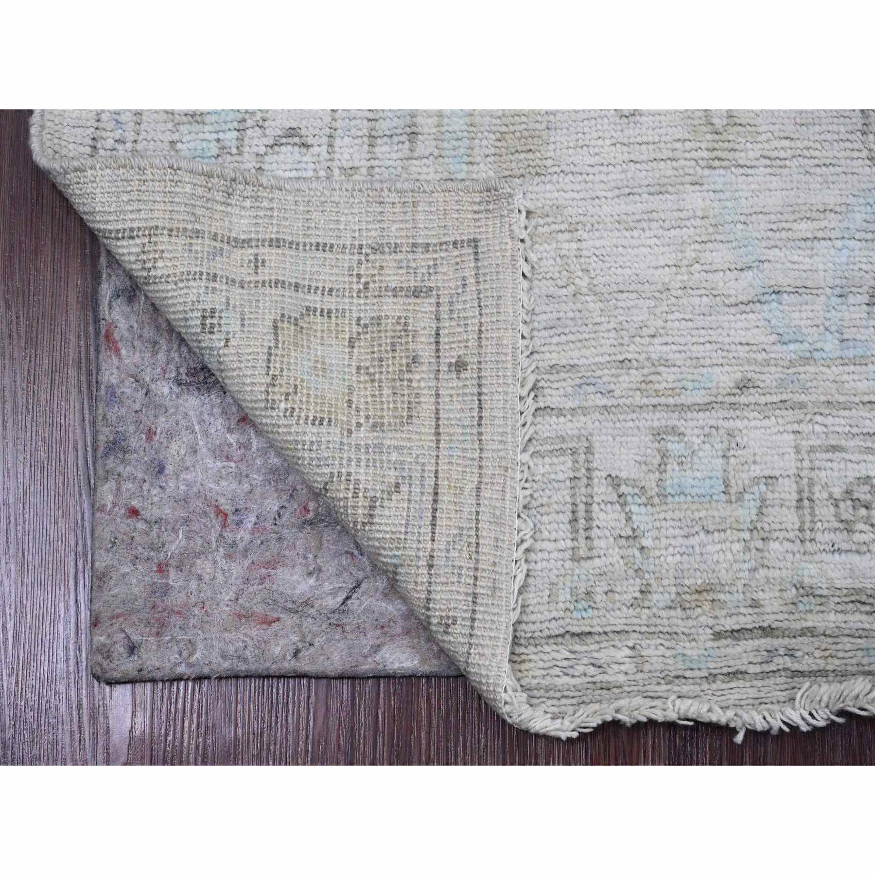 Oushak-And-Peshawar-Hand-Knotted-Rug-102955