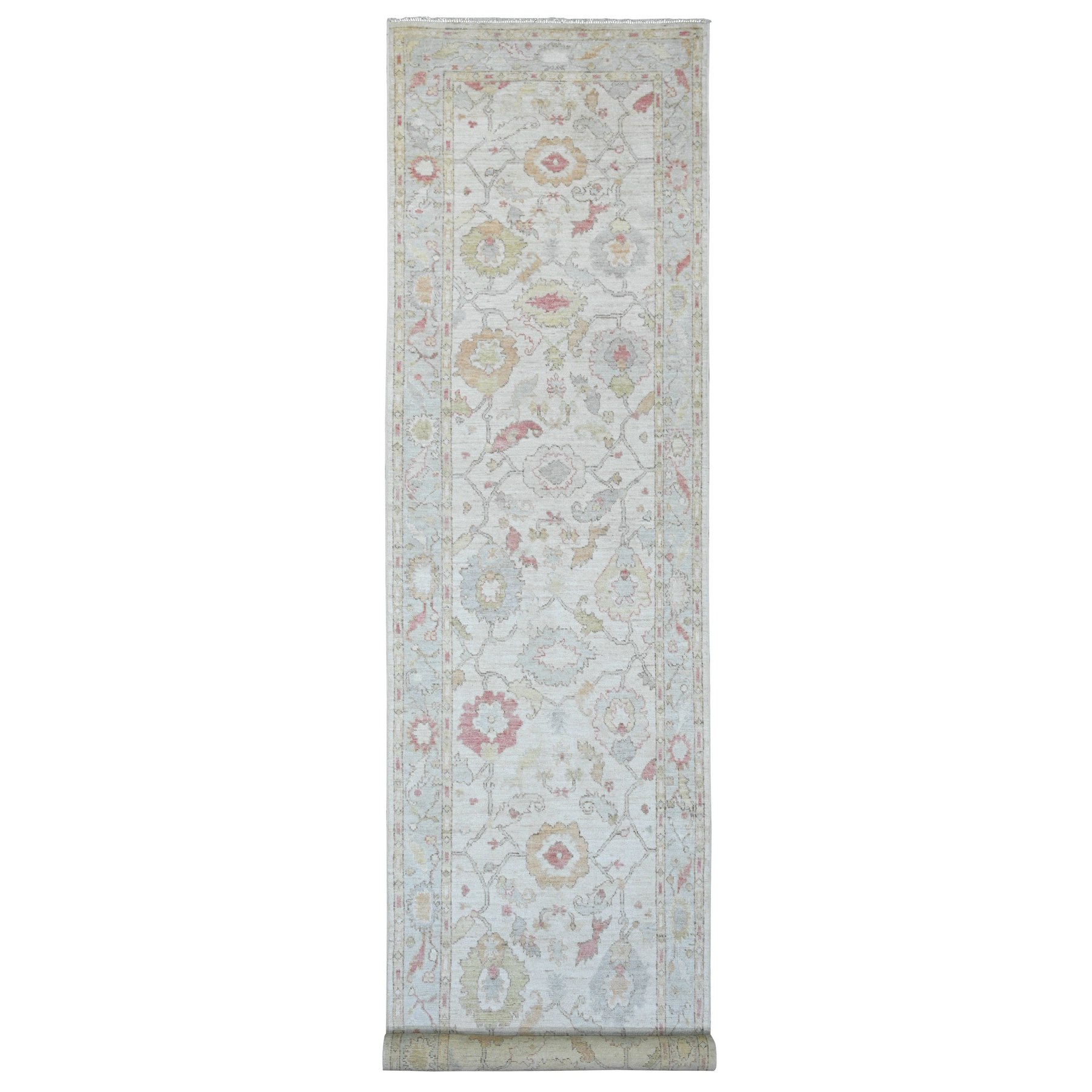 Oushak-And-Peshawar-Hand-Knotted-Rug-102975