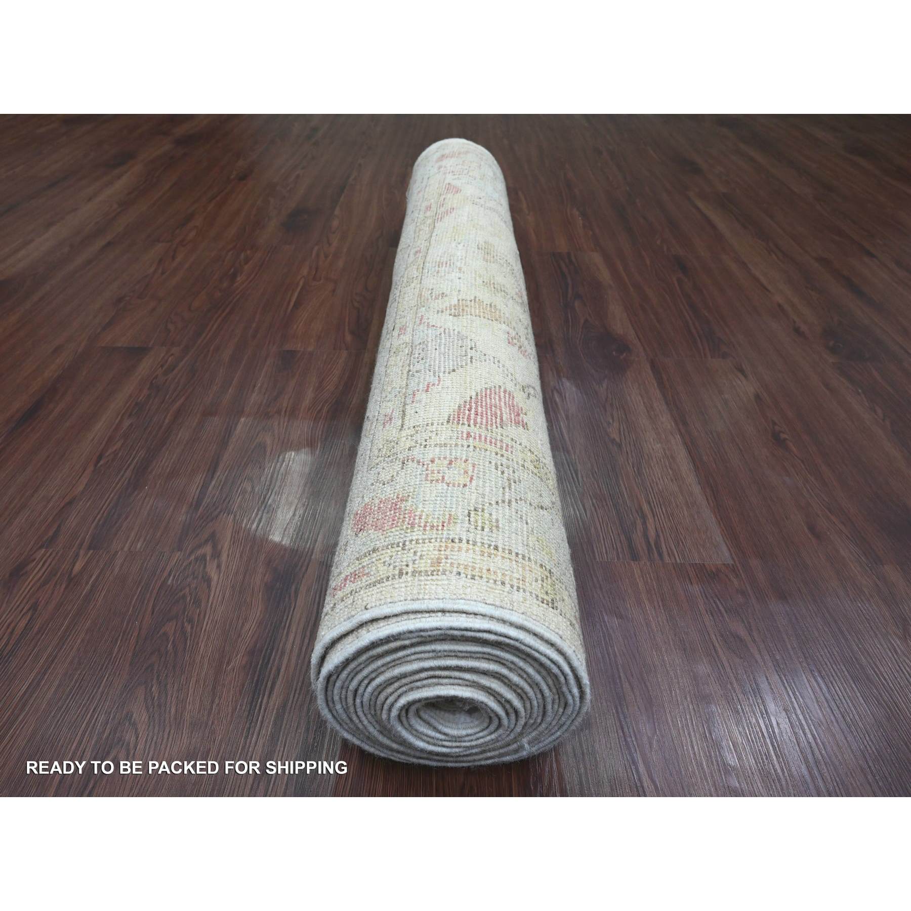 Oushak-And-Peshawar-Hand-Knotted-Rug-102975