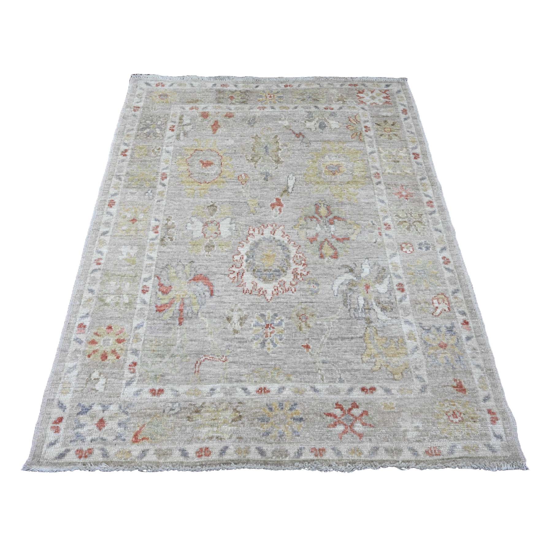 Oushak-And-Peshawar-Hand-Knotted-Rug-102980
