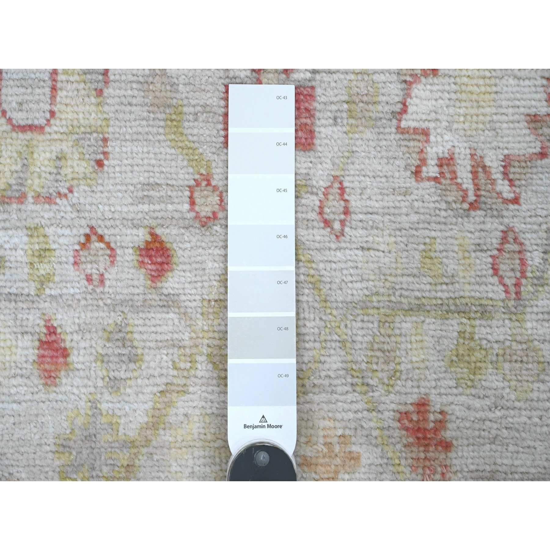 Oushak-And-Peshawar-Hand-Knotted-Rug-103000