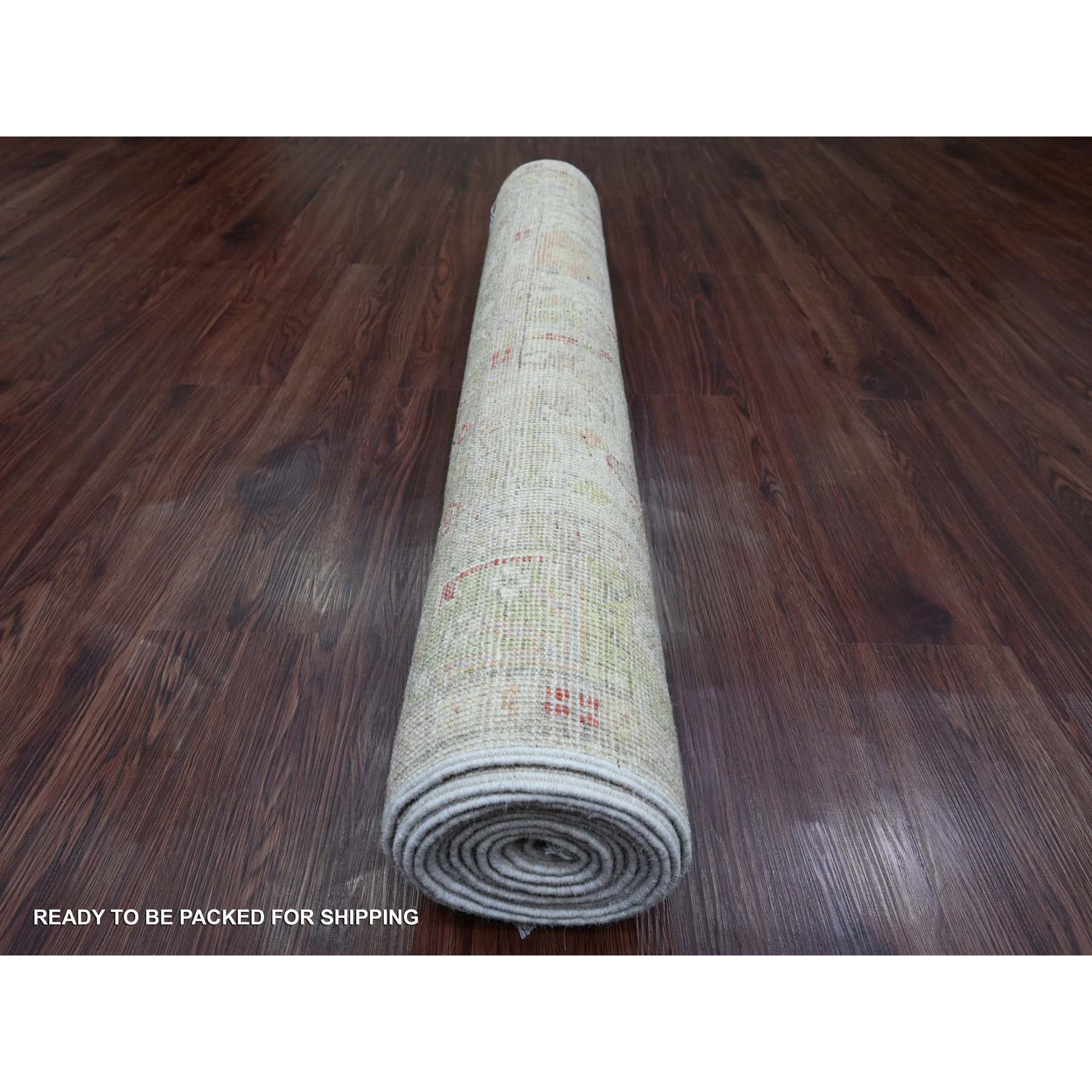 Oushak-And-Peshawar-Hand-Knotted-Rug-103000