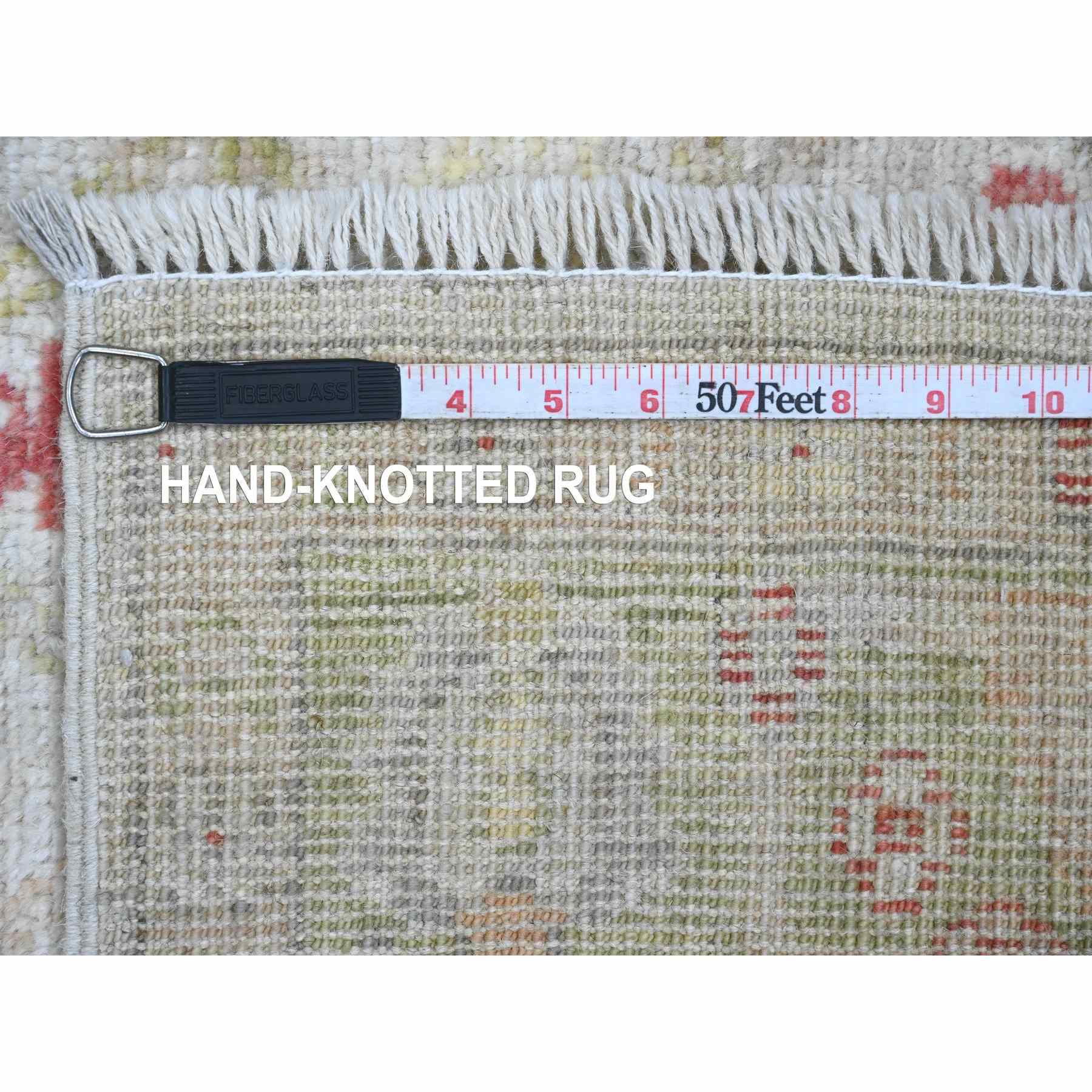 Oushak-And-Peshawar-Hand-Knotted-Rug-103000