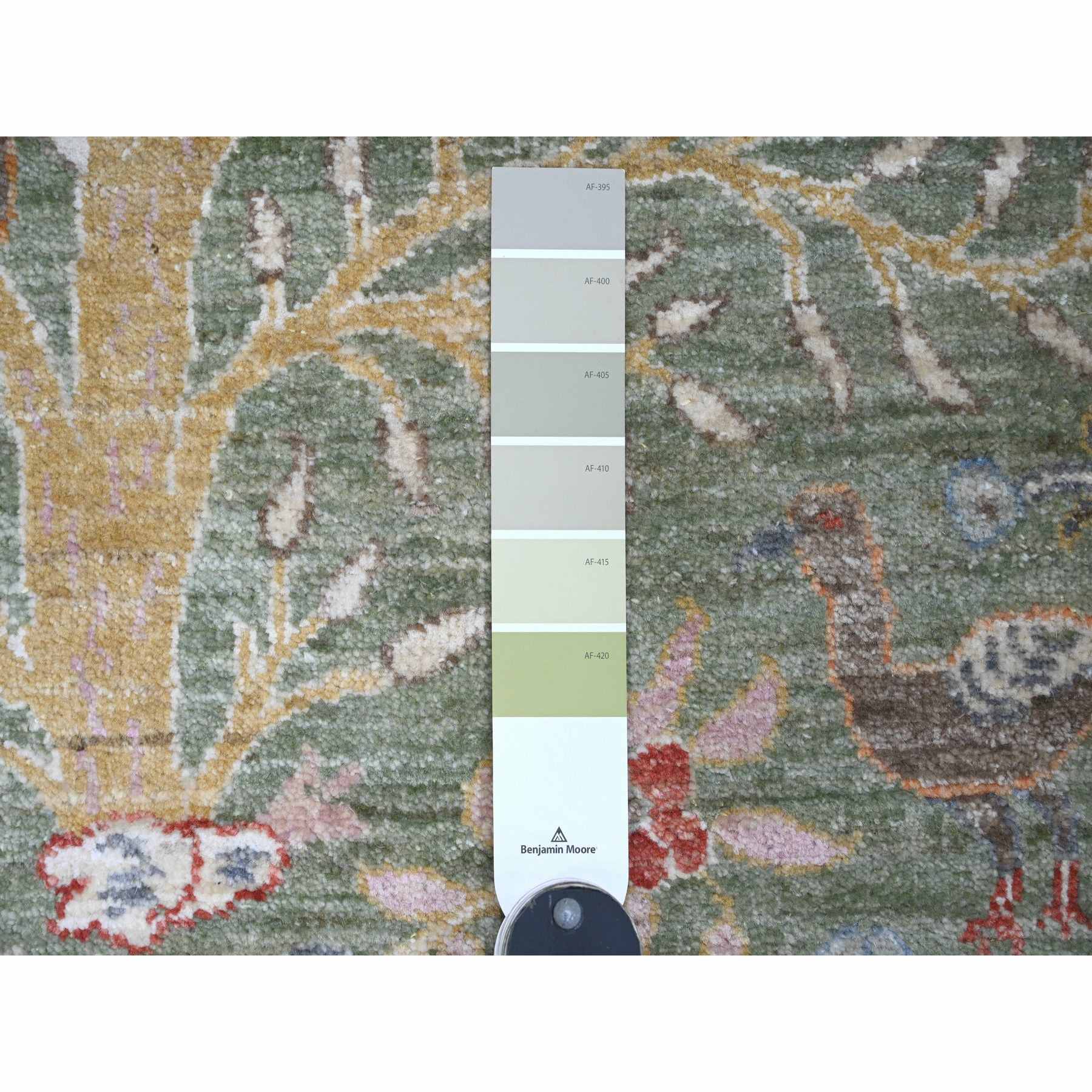 Oushak-And-Peshawar-Hand-Knotted-Rug-103070