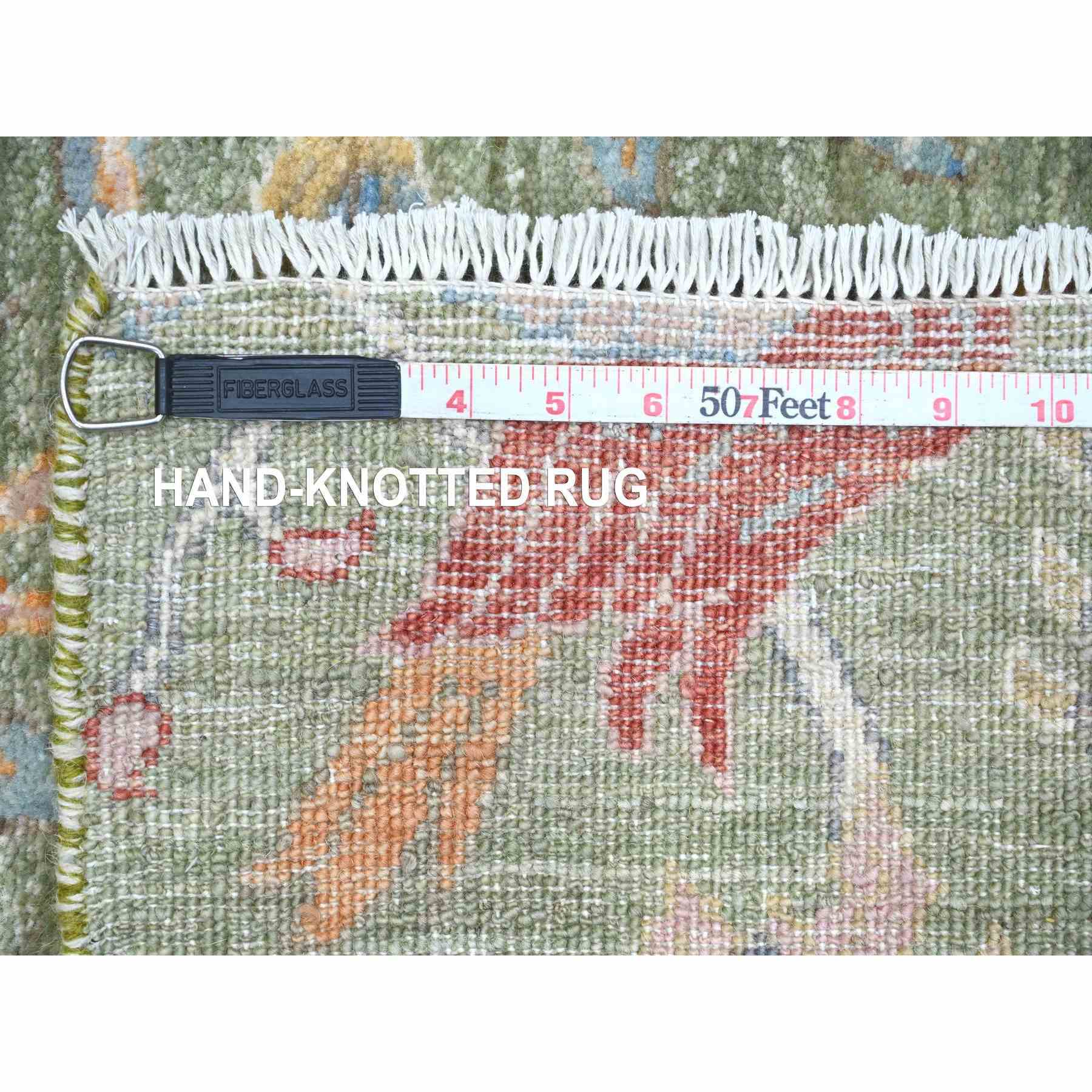 Oushak-And-Peshawar-Hand-Knotted-Rug-103070