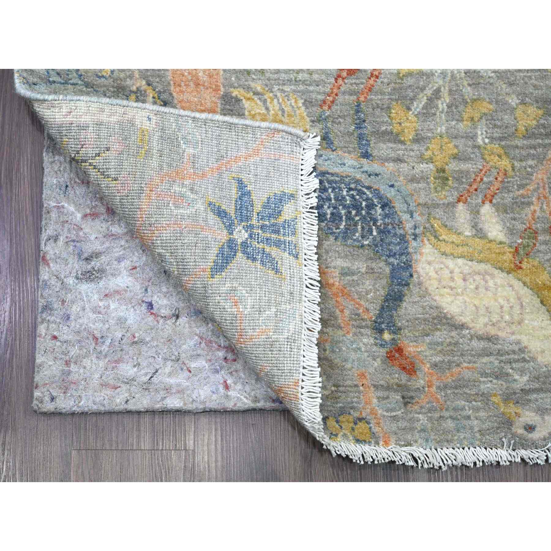 Oushak-And-Peshawar-Hand-Knotted-Rug-103075