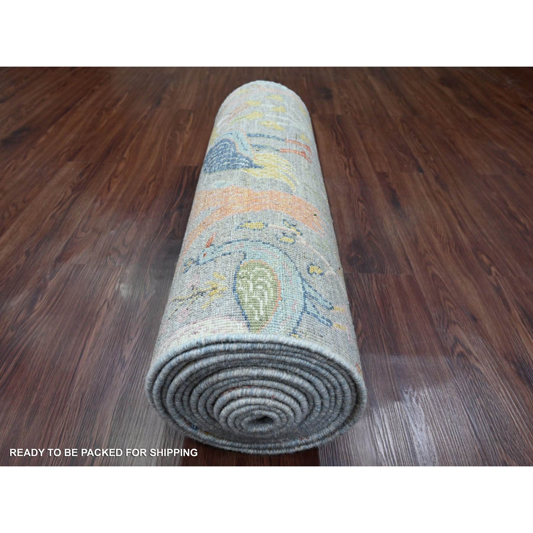 Oushak-And-Peshawar-Hand-Knotted-Rug-103075