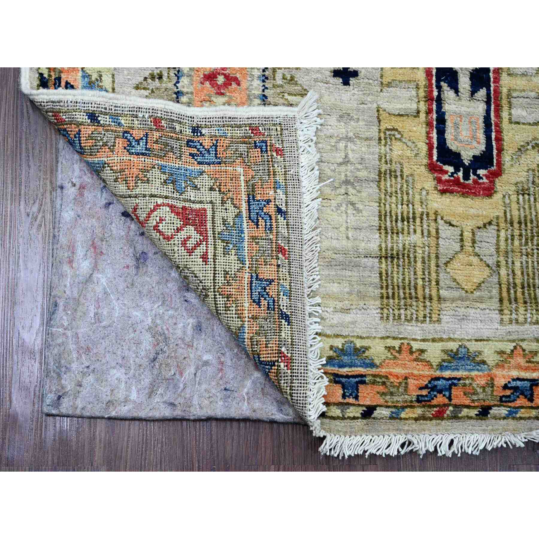 Oushak-And-Peshawar-Hand-Knotted-Rug-103160