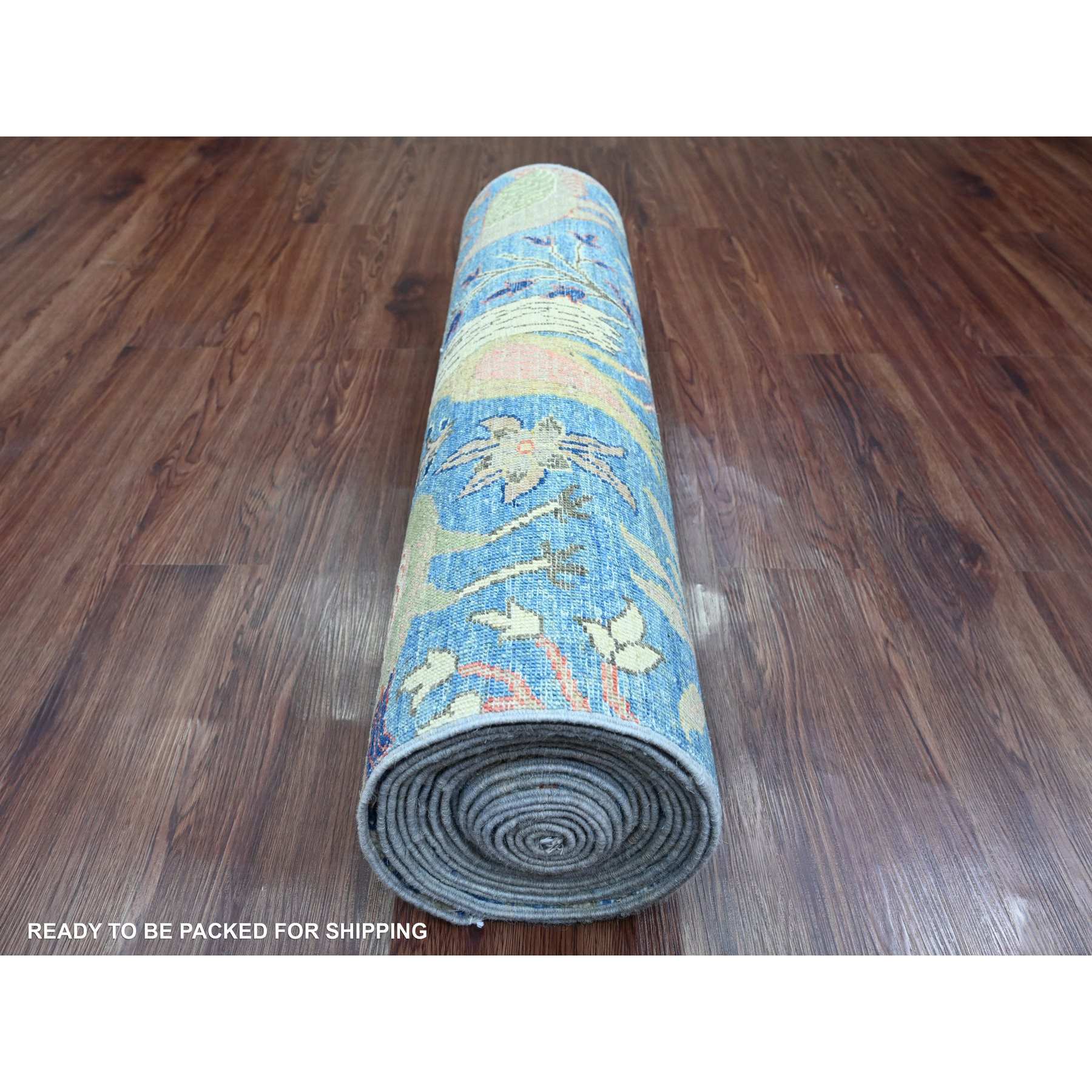 Oushak-And-Peshawar-Hand-Knotted-Rug-103210