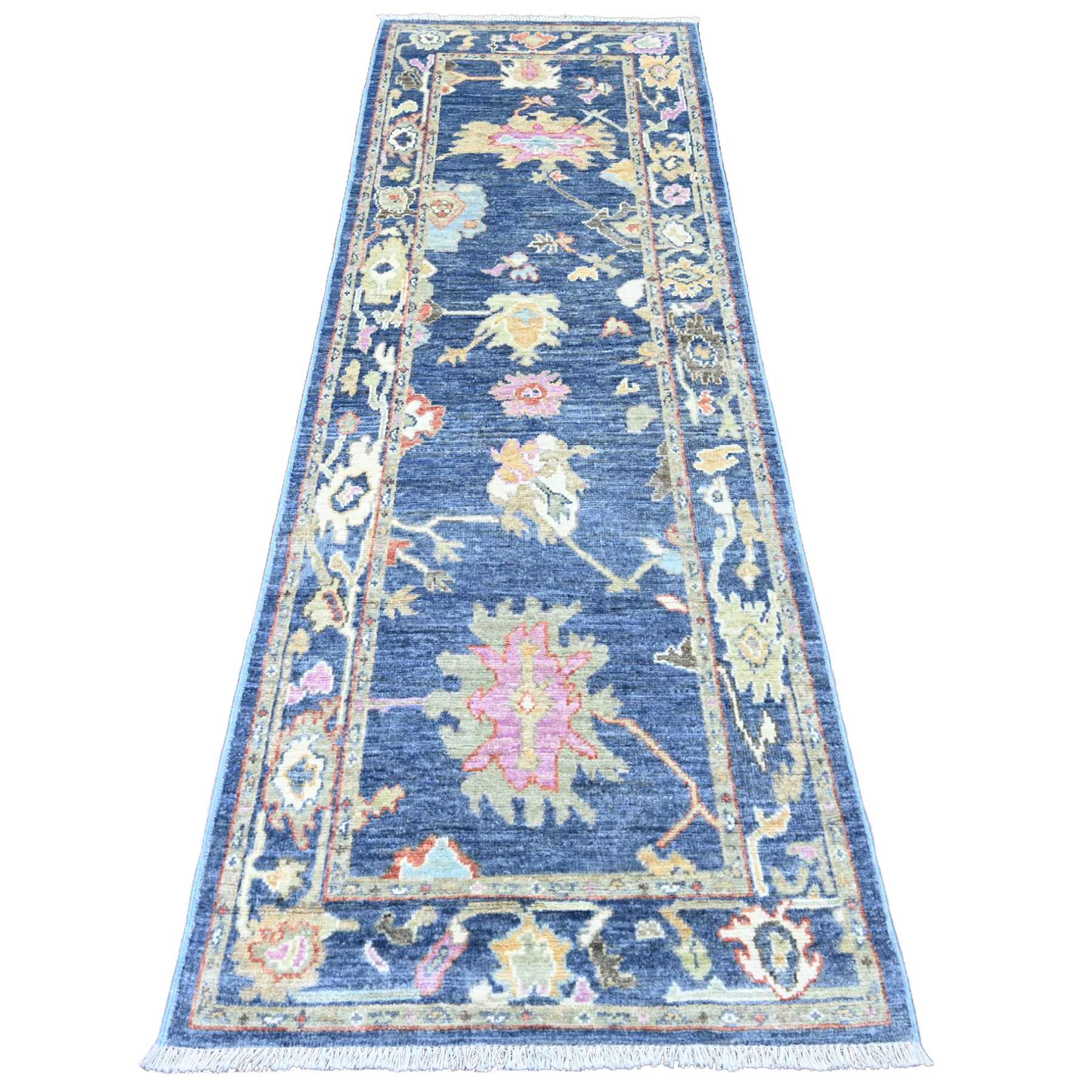 Oushak-And-Peshawar-Hand-Knotted-Rug-103310