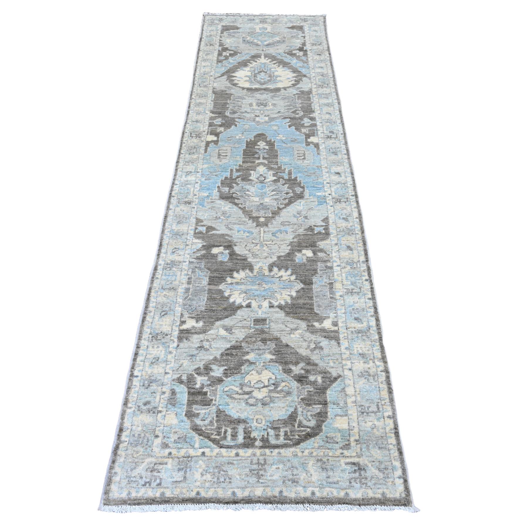 Oushak-And-Peshawar-Hand-Knotted-Rug-103355