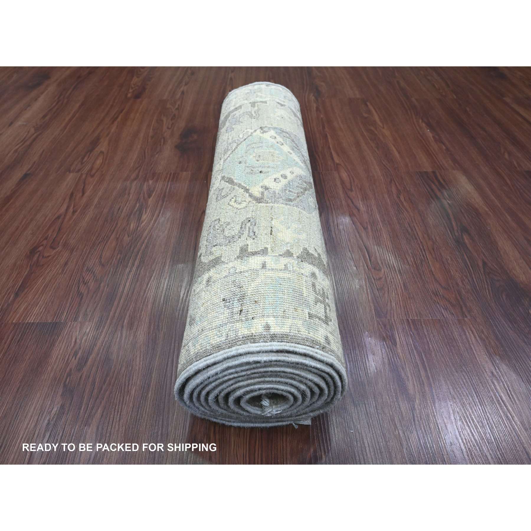 Oushak-And-Peshawar-Hand-Knotted-Rug-103355