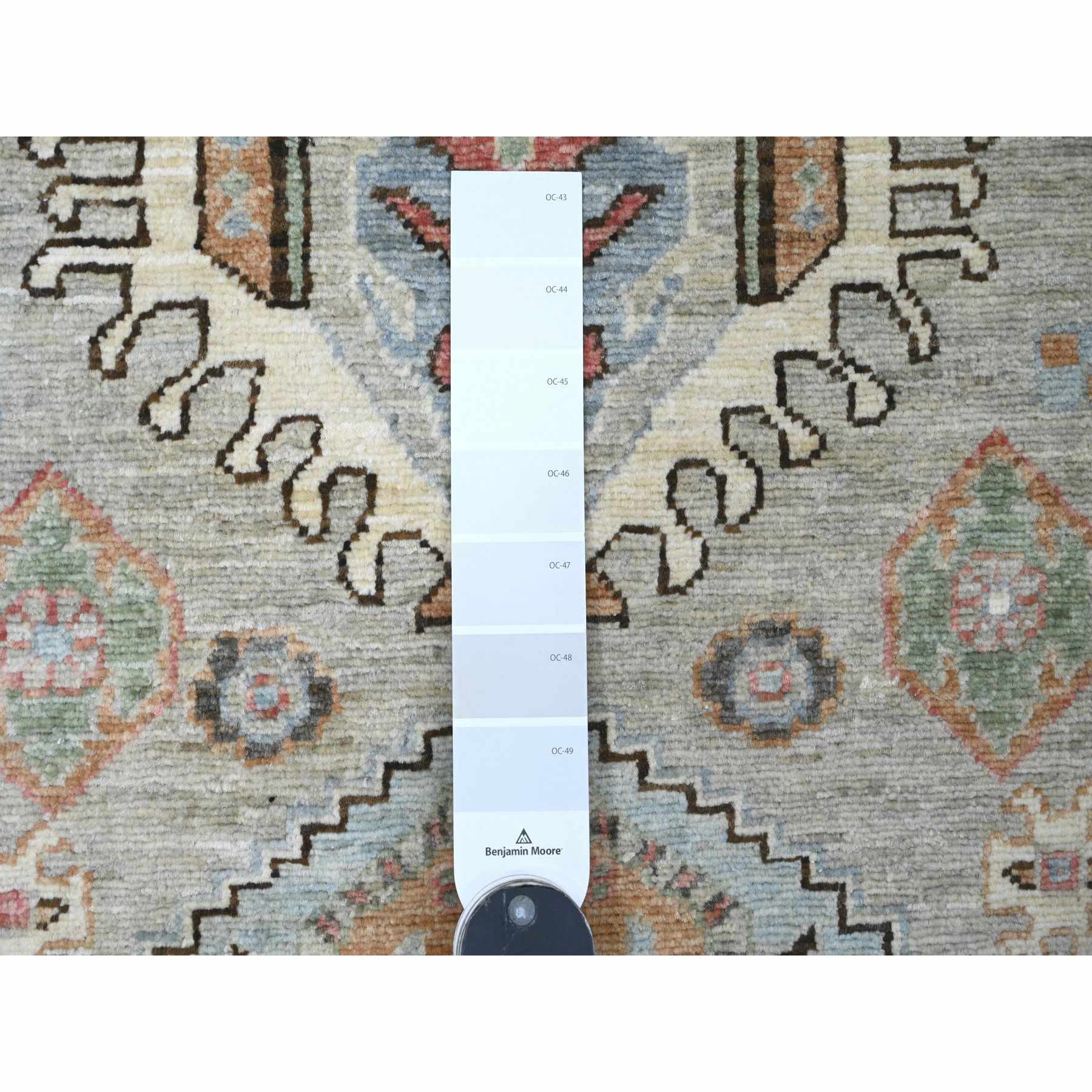 Oushak-And-Peshawar-Hand-Knotted-Rug-103385