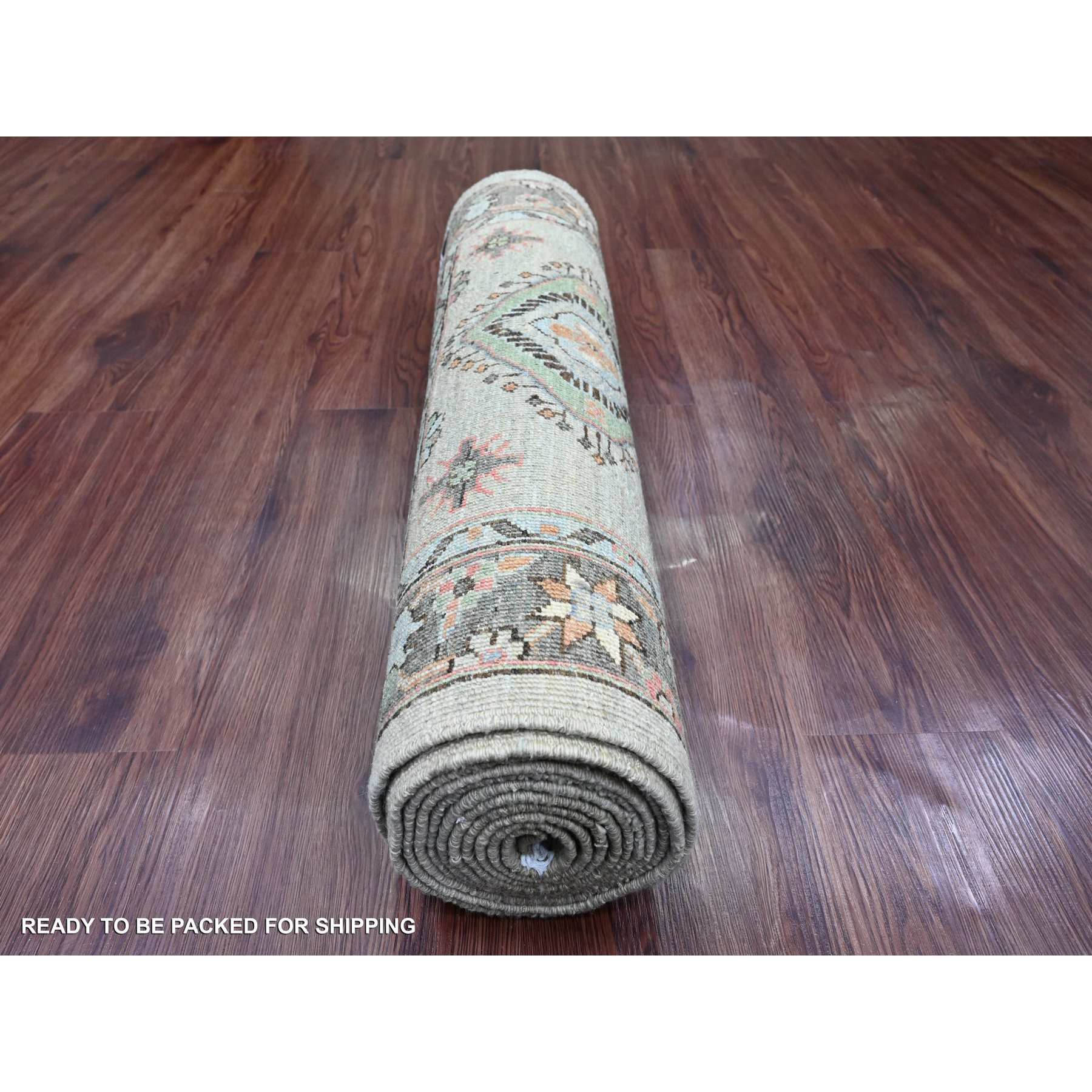 Oushak-And-Peshawar-Hand-Knotted-Rug-103385
