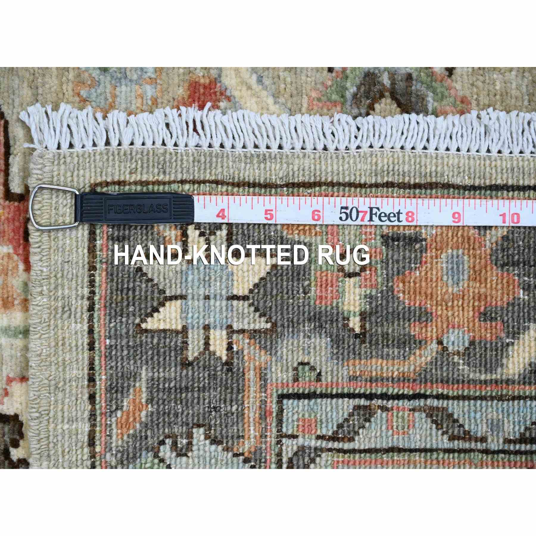 Oushak-And-Peshawar-Hand-Knotted-Rug-103385